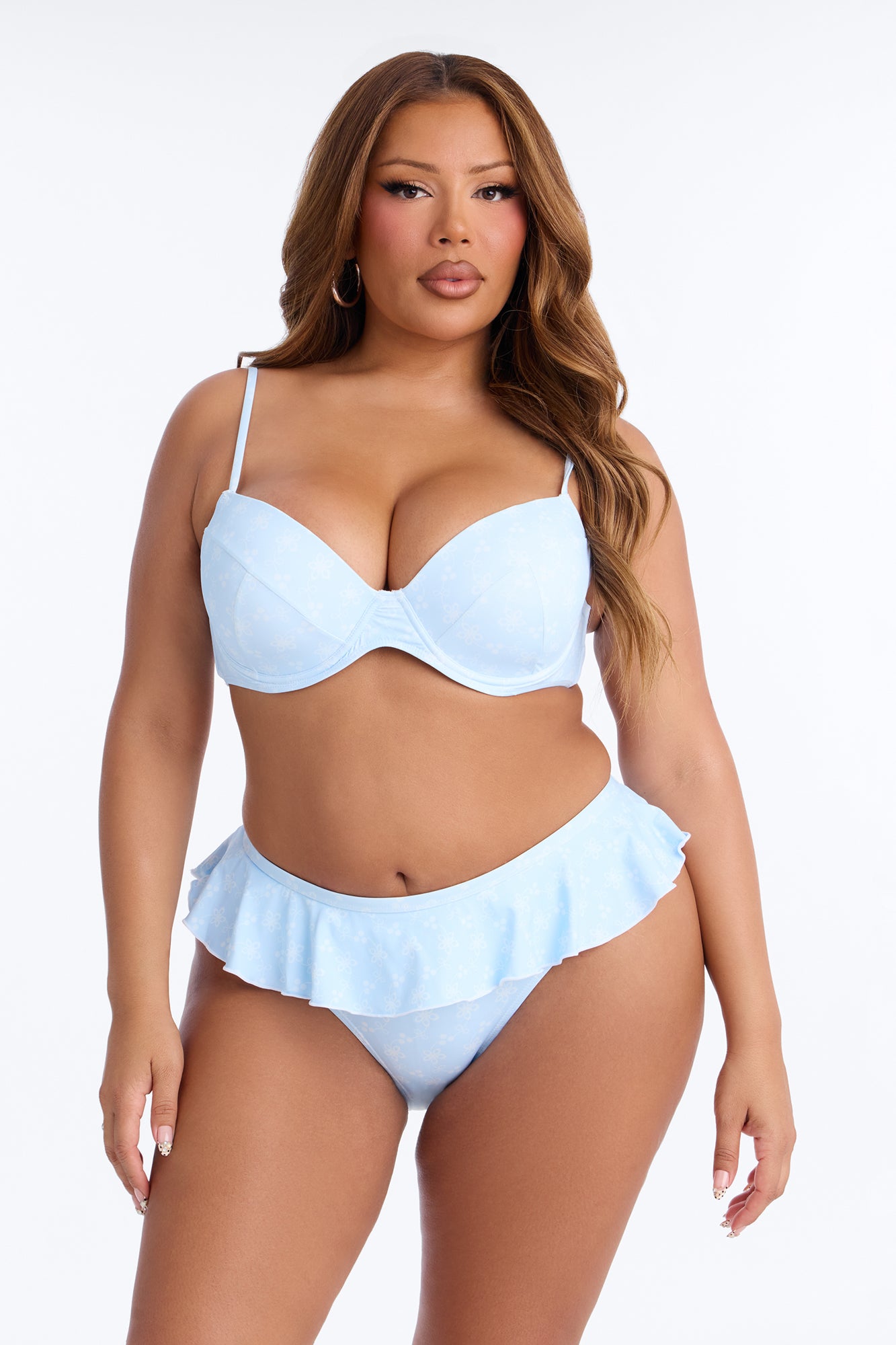 Poolside Play 2 Piece Bikini Set - Blue