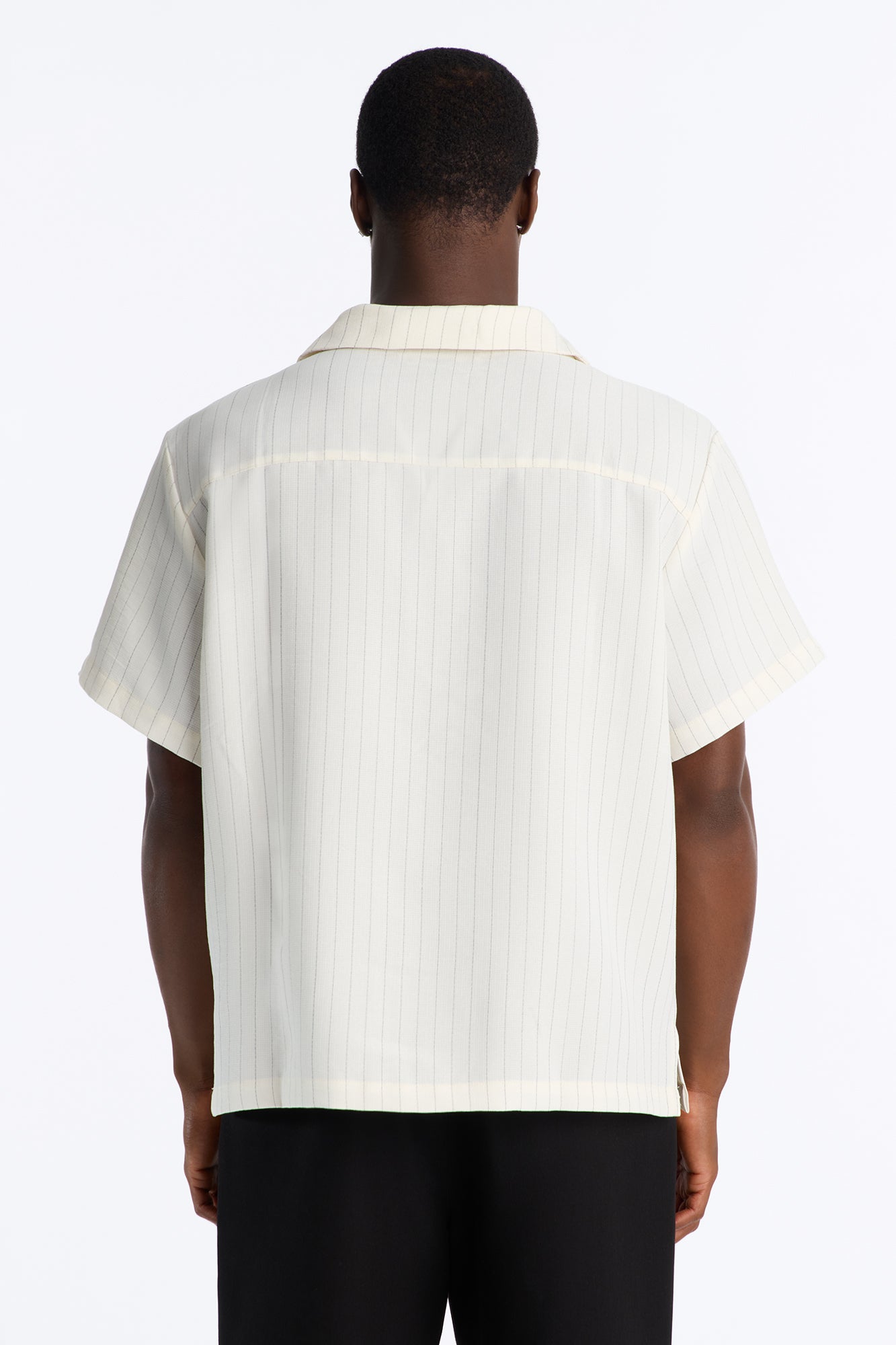 Off Stitch Relaxed Cuban Collar Shirt - Cream/combo
