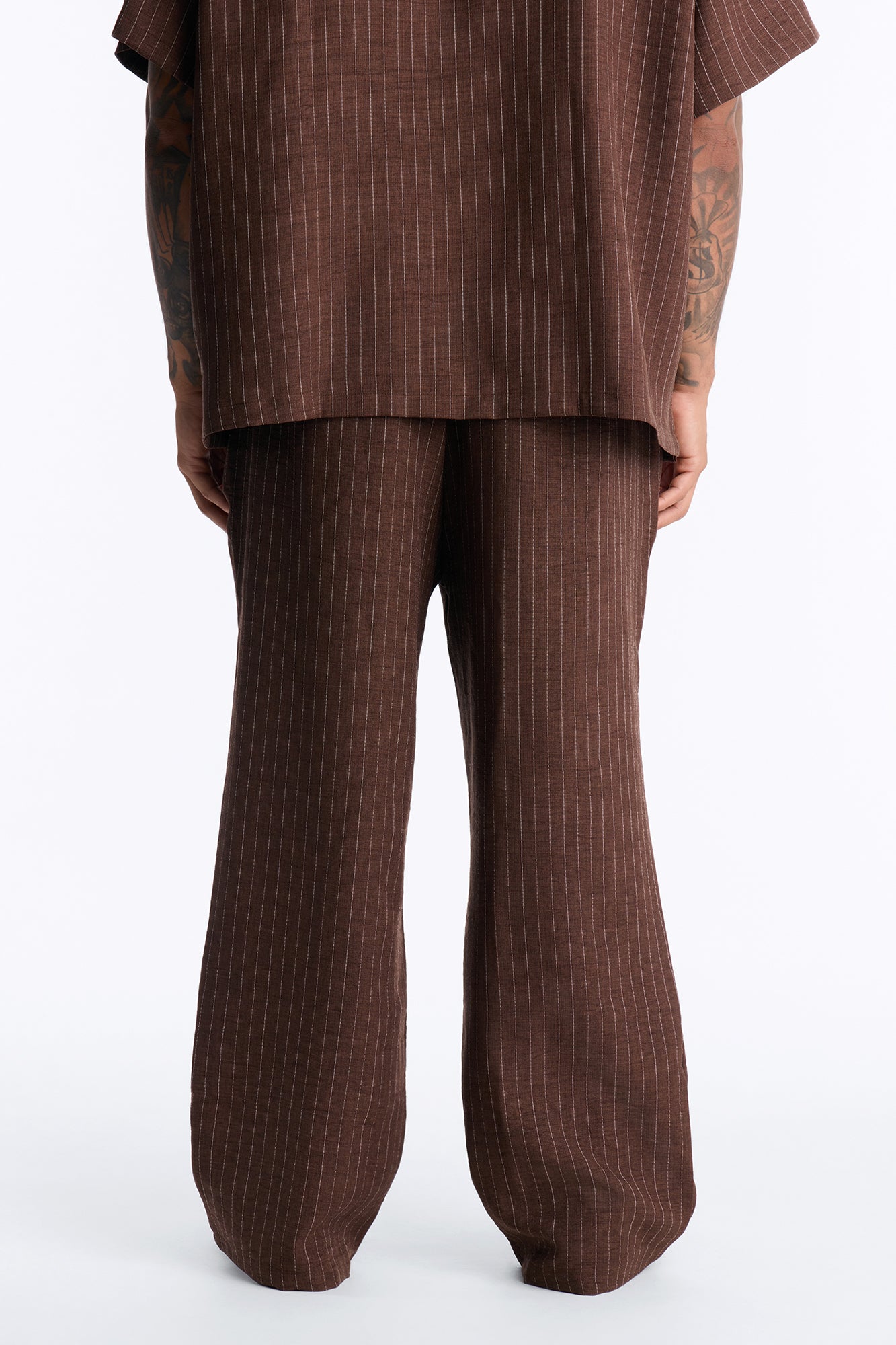 Off Stitch Relaxed Pant - Brown/combo