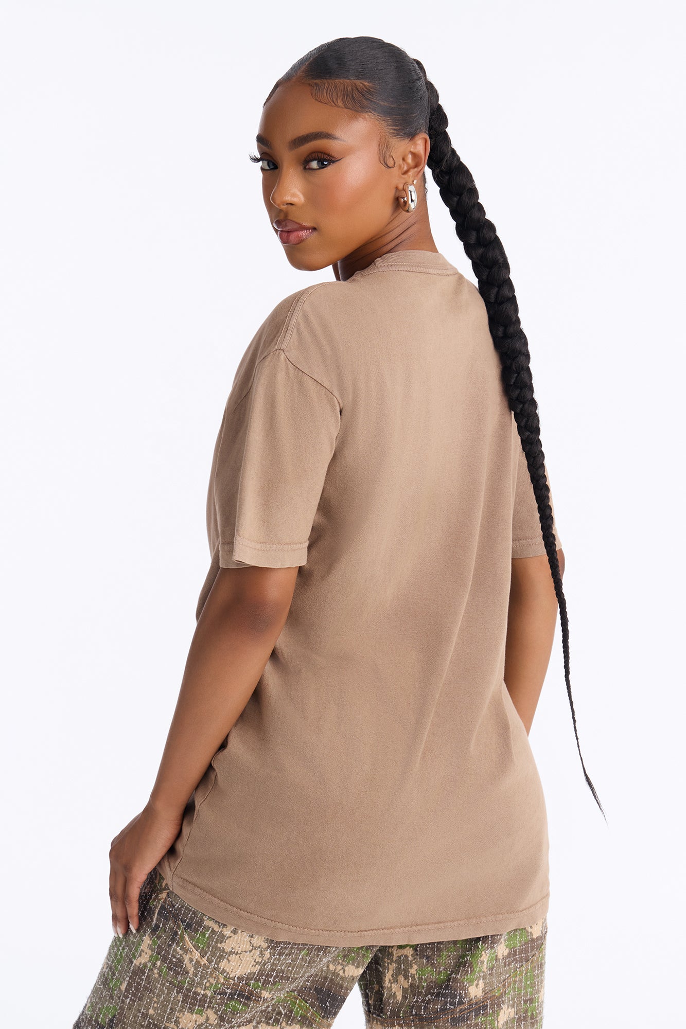 Speaking Facts Only Washed Tee - Taupe