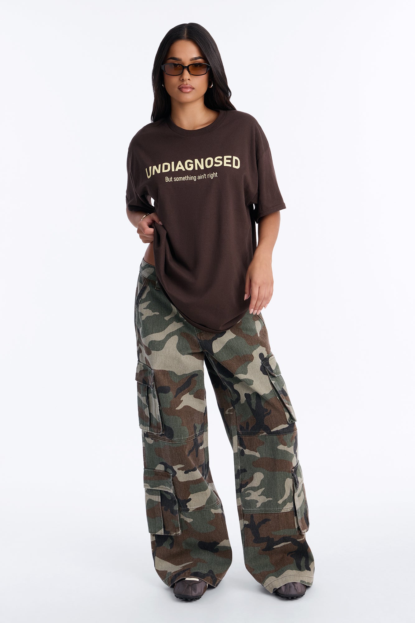 Something Aint Right Tee - Brown