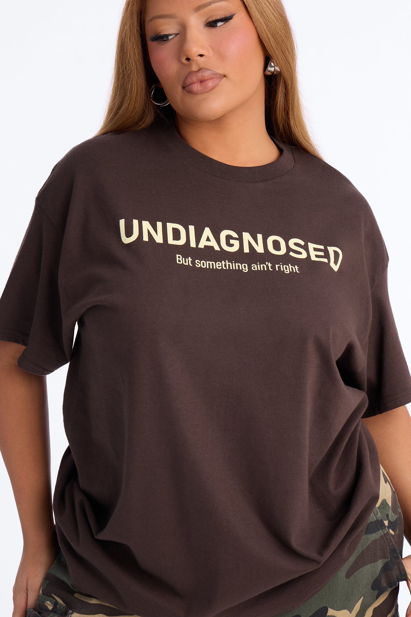Something Aint Right Tee - Brown