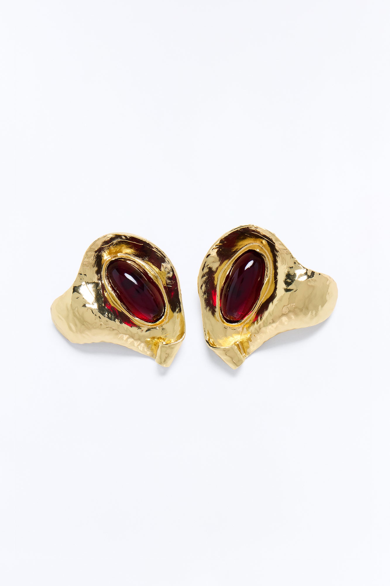 Kind Soul Jeweled Drop Earrings - Burgundy/combo