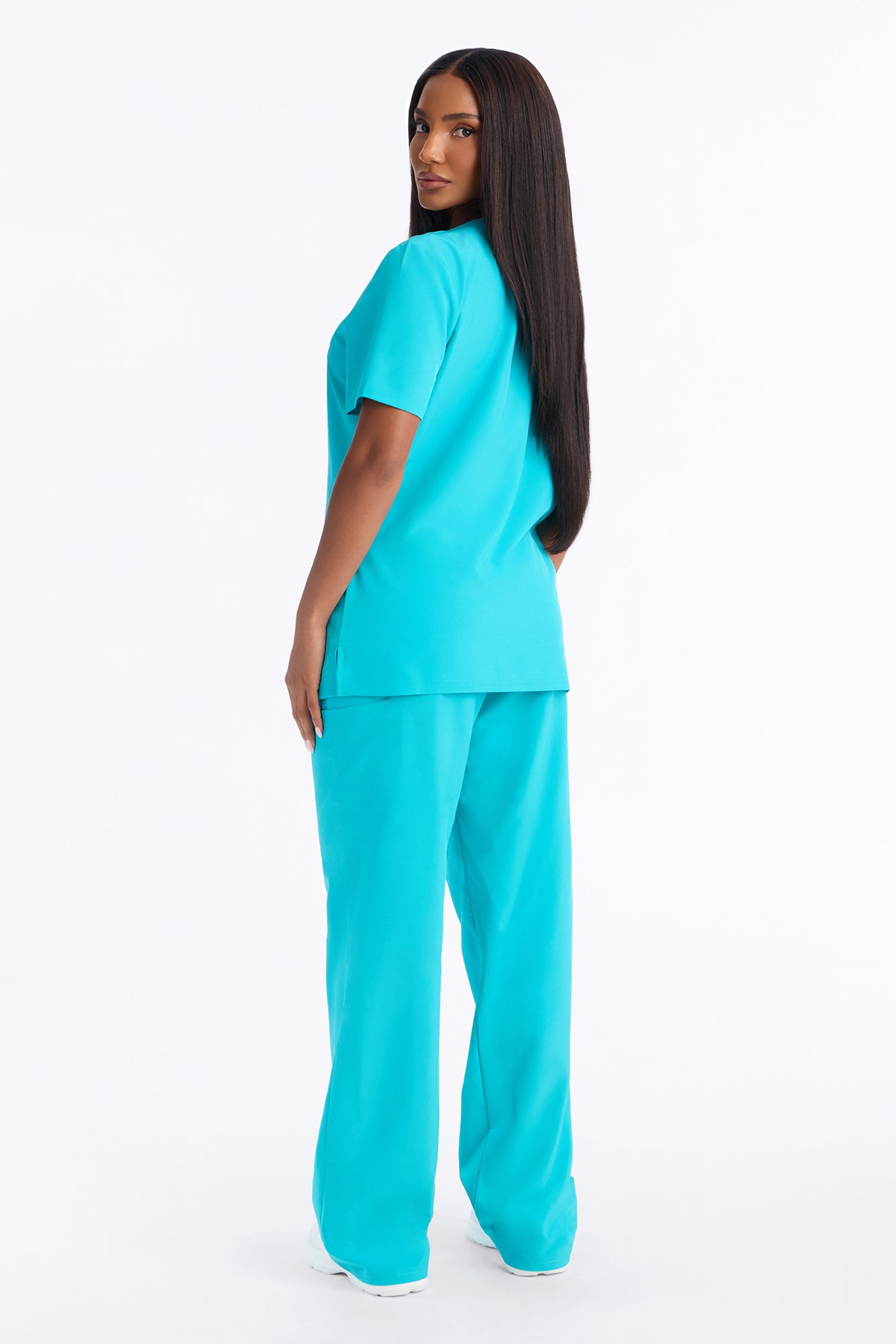 On Call Stretch Uniform Scrub Set - Teal