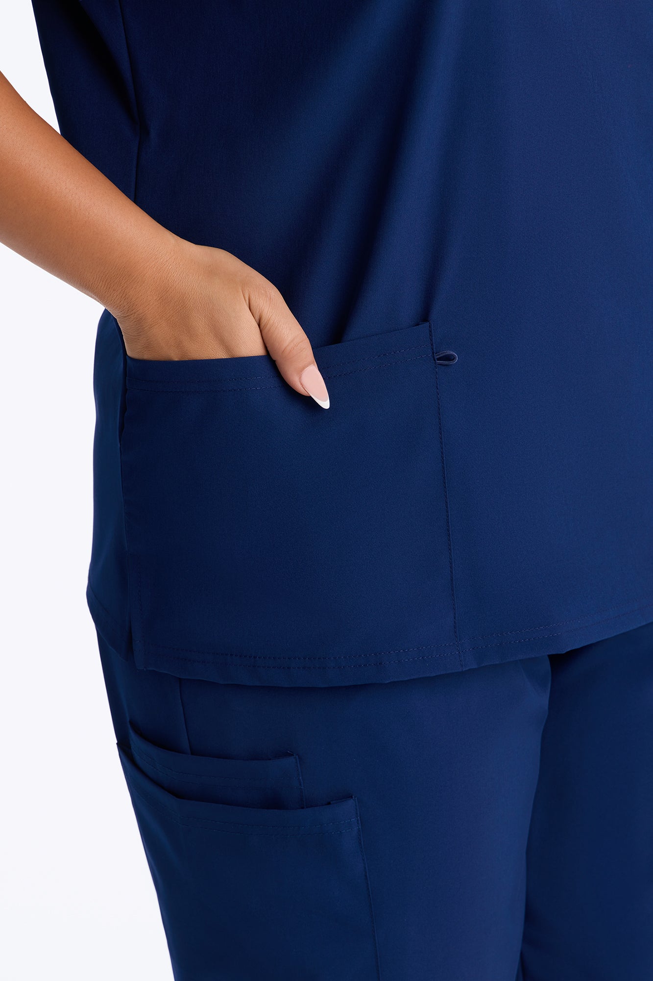 On Call Jogger Stretch Uniform Scrub Set - Navy