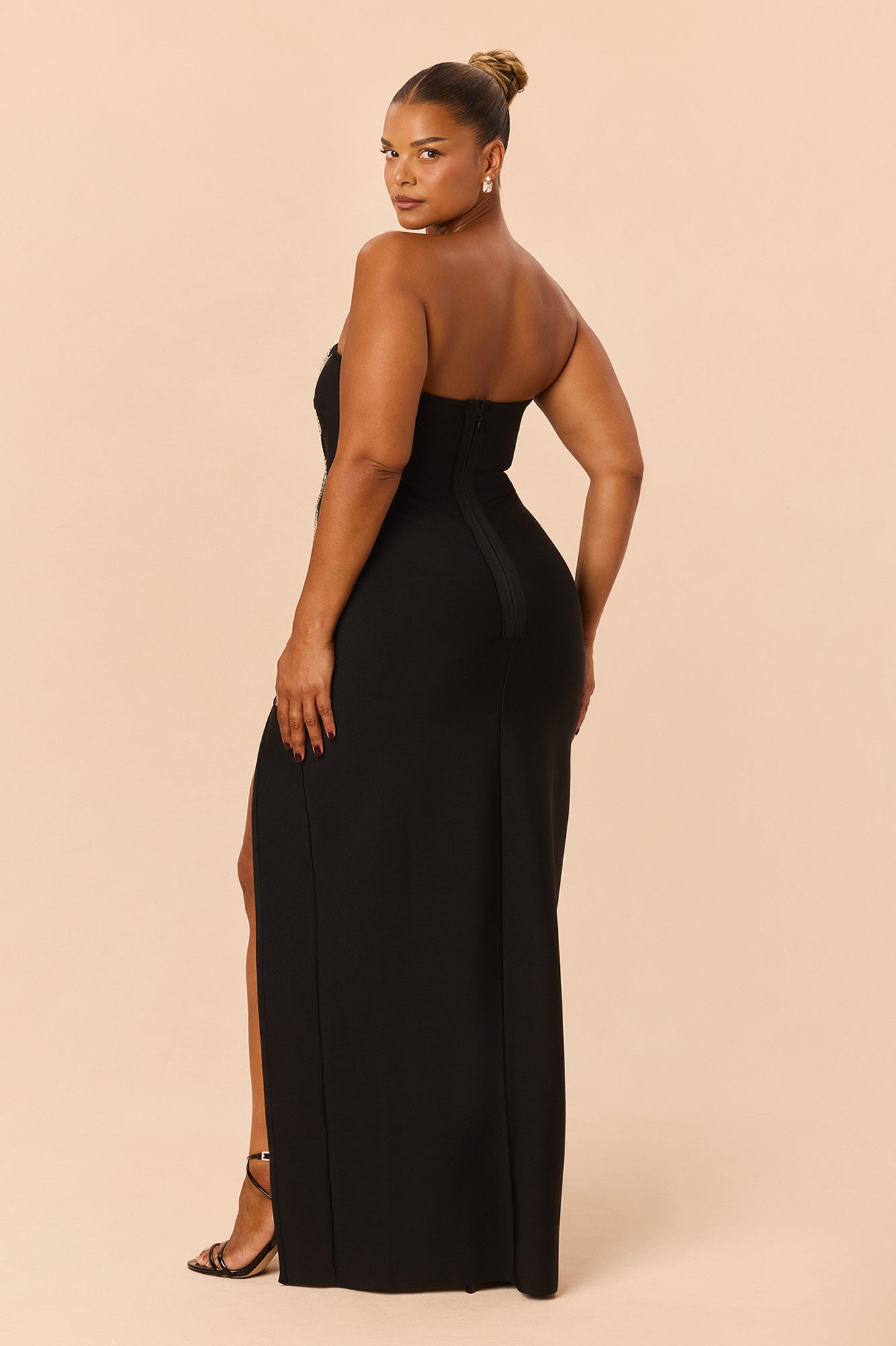 Amber Bandage Gown - Black