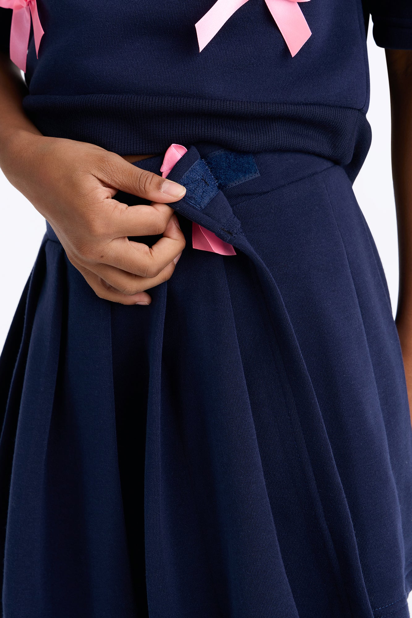 Mini Simply The Prettiest Skort Set - Navy