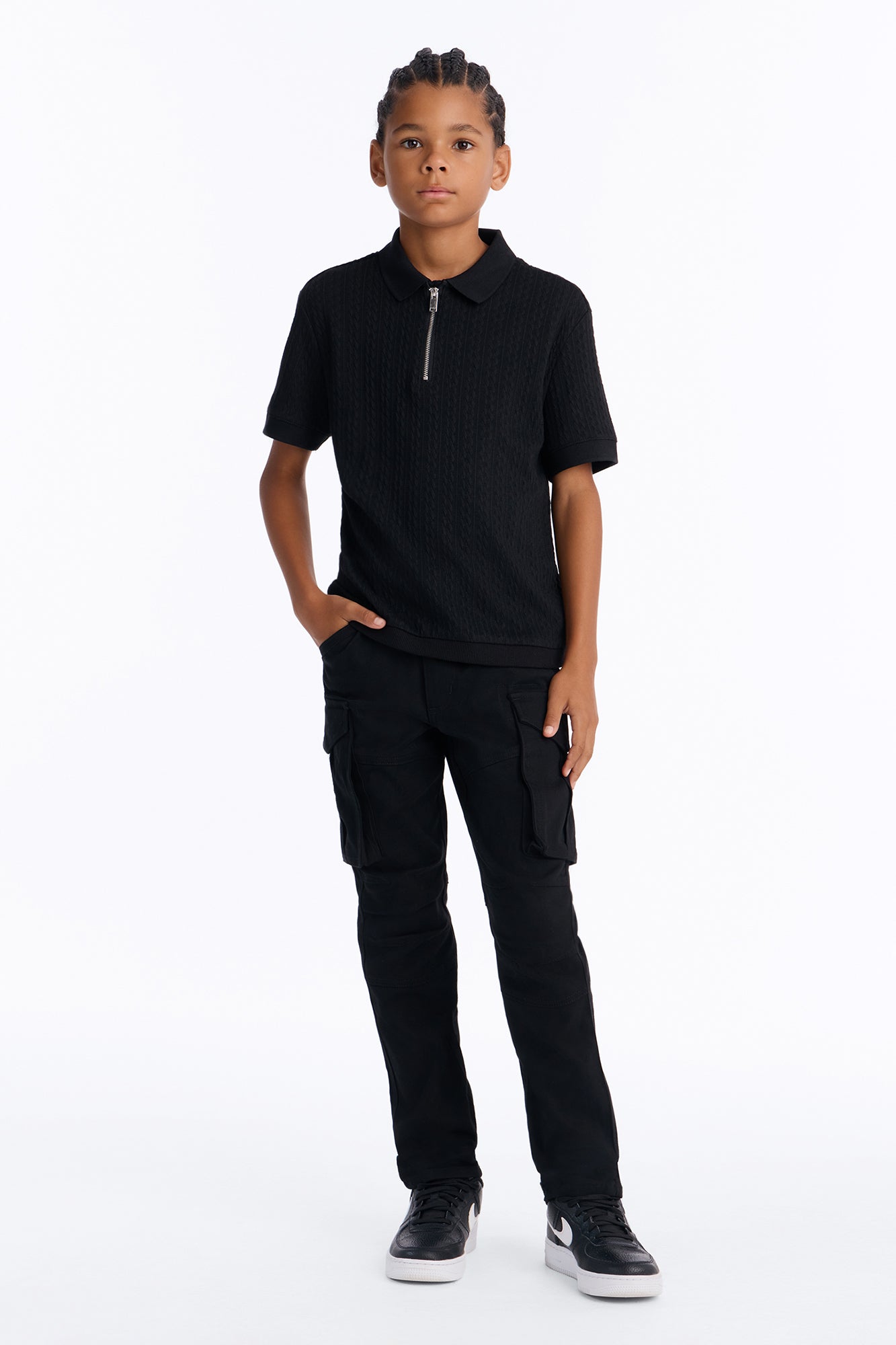 Mini Summer Games Slim Cargo Pants - Black