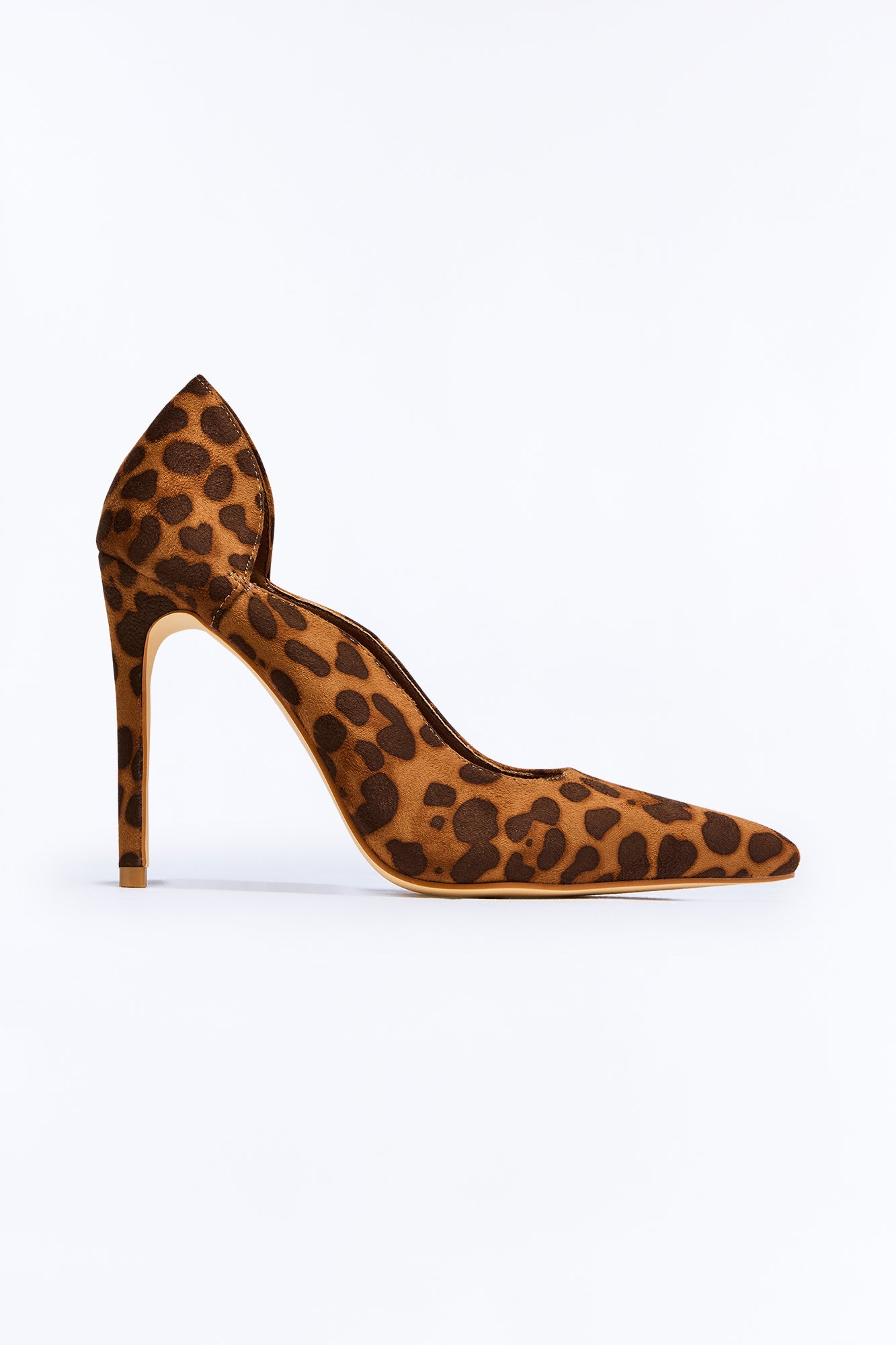 Anica Suede Pumps - Leopard