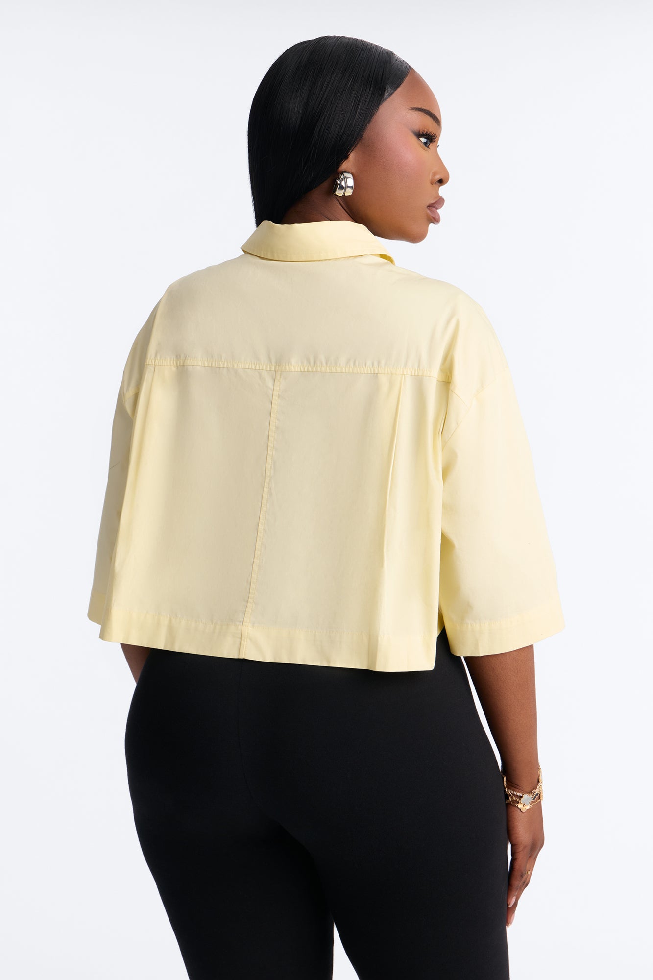 Busy Weekends Poplin Shirt - Butter Yellow