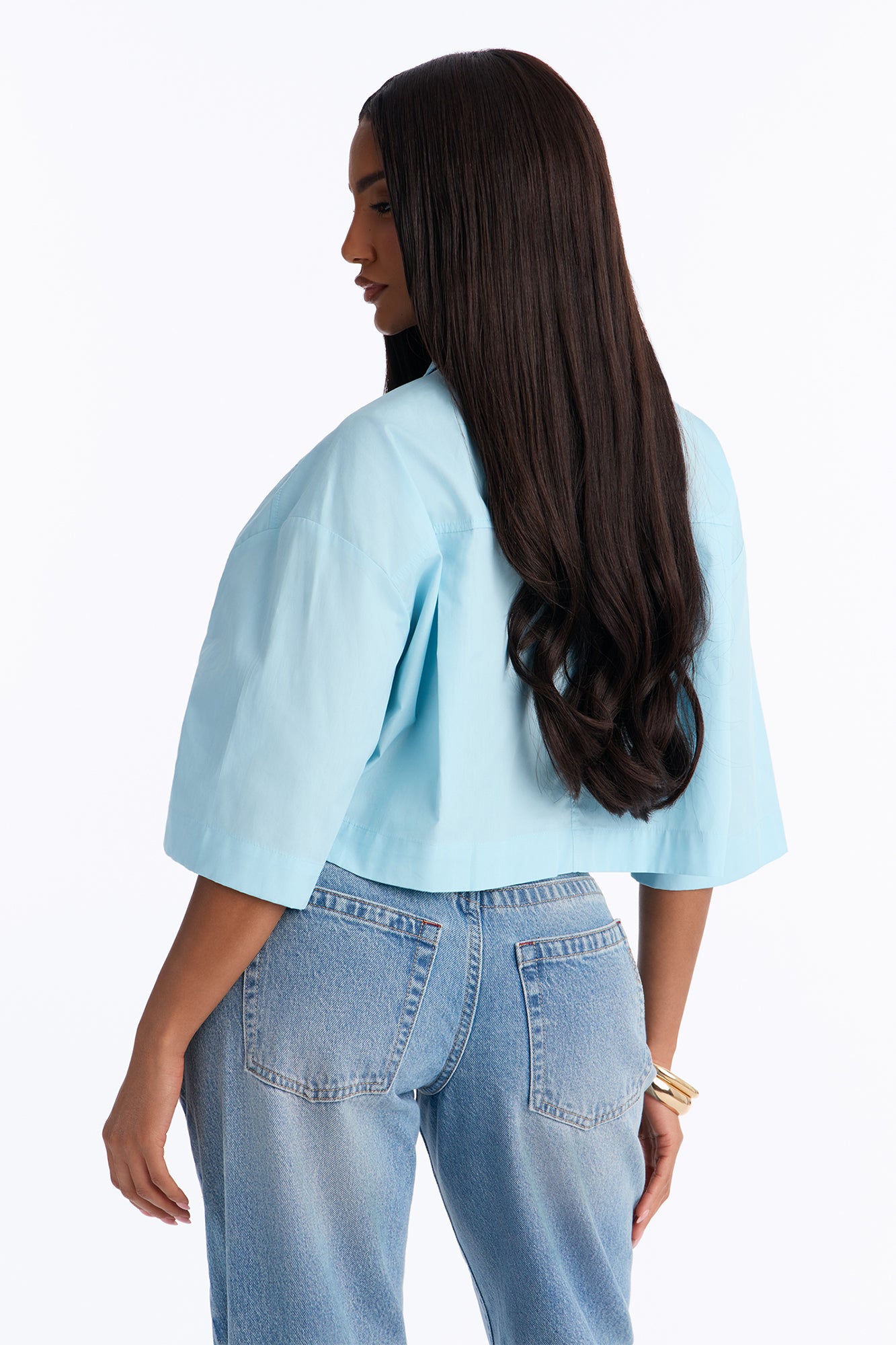 Busy Weekends Poplin Shirt - Light Blue