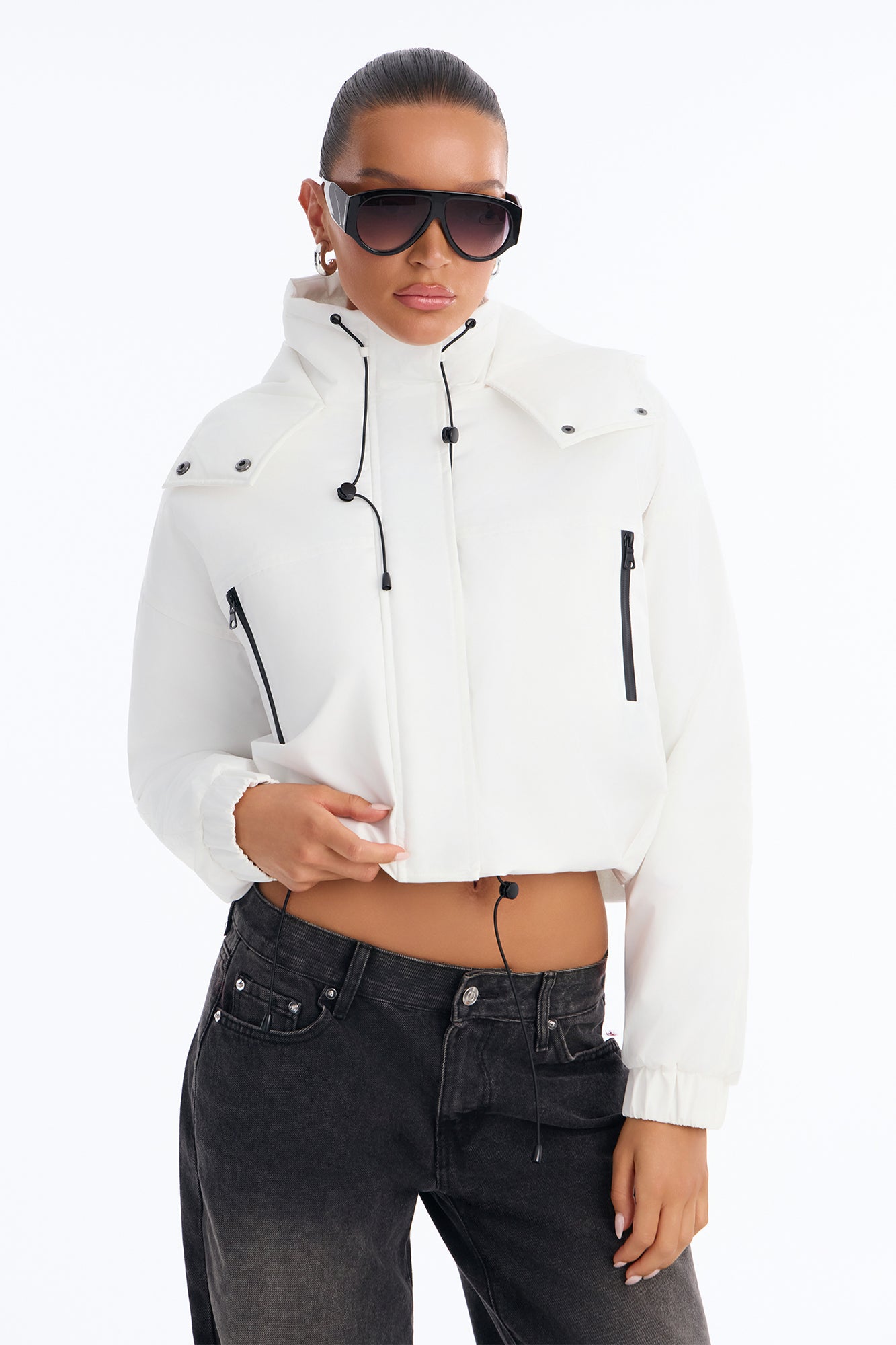 Kita Windbreaker Jacket - White