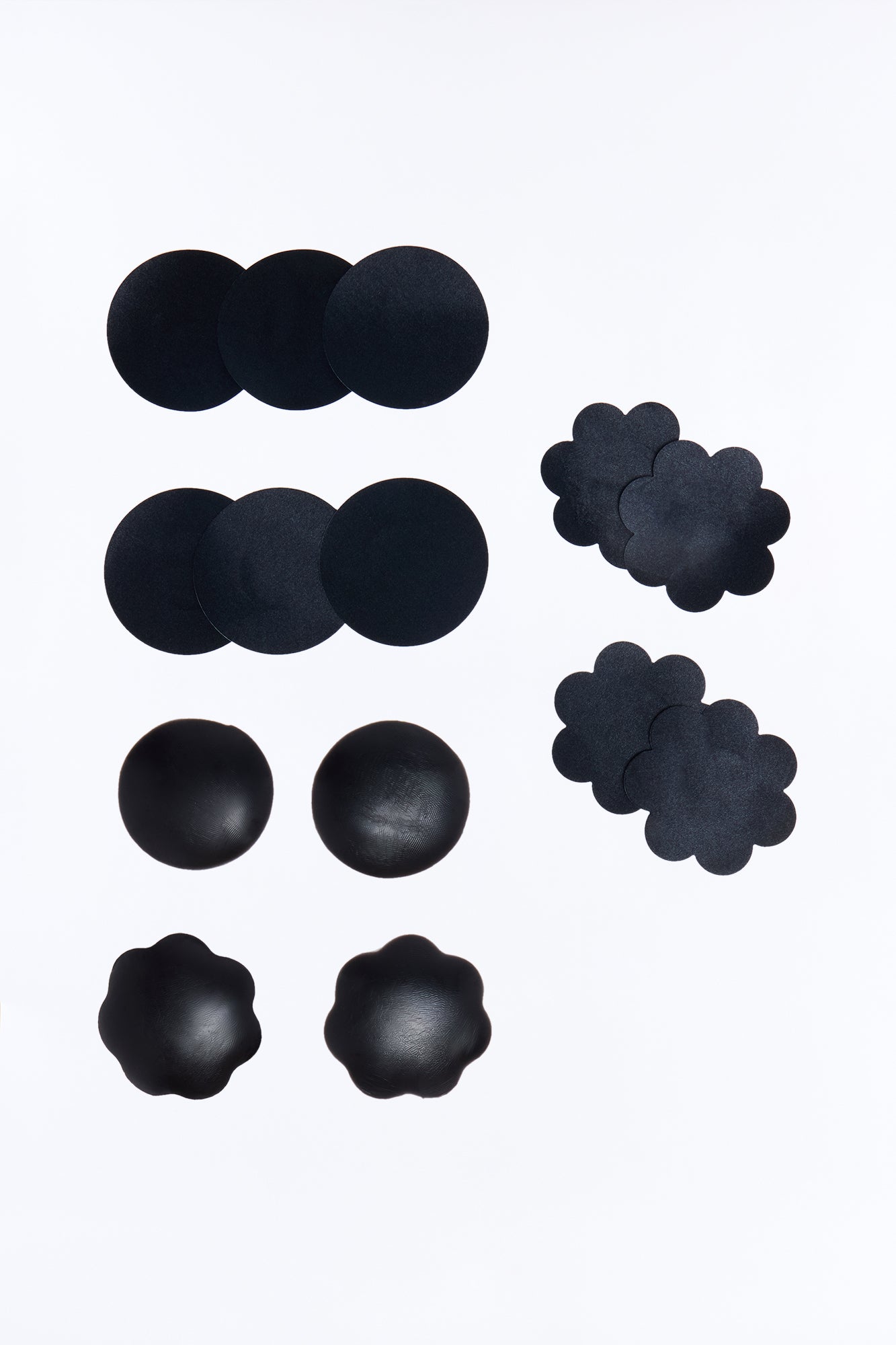 Choice Is Yours Pasties 7 Pack Set - Black/combo