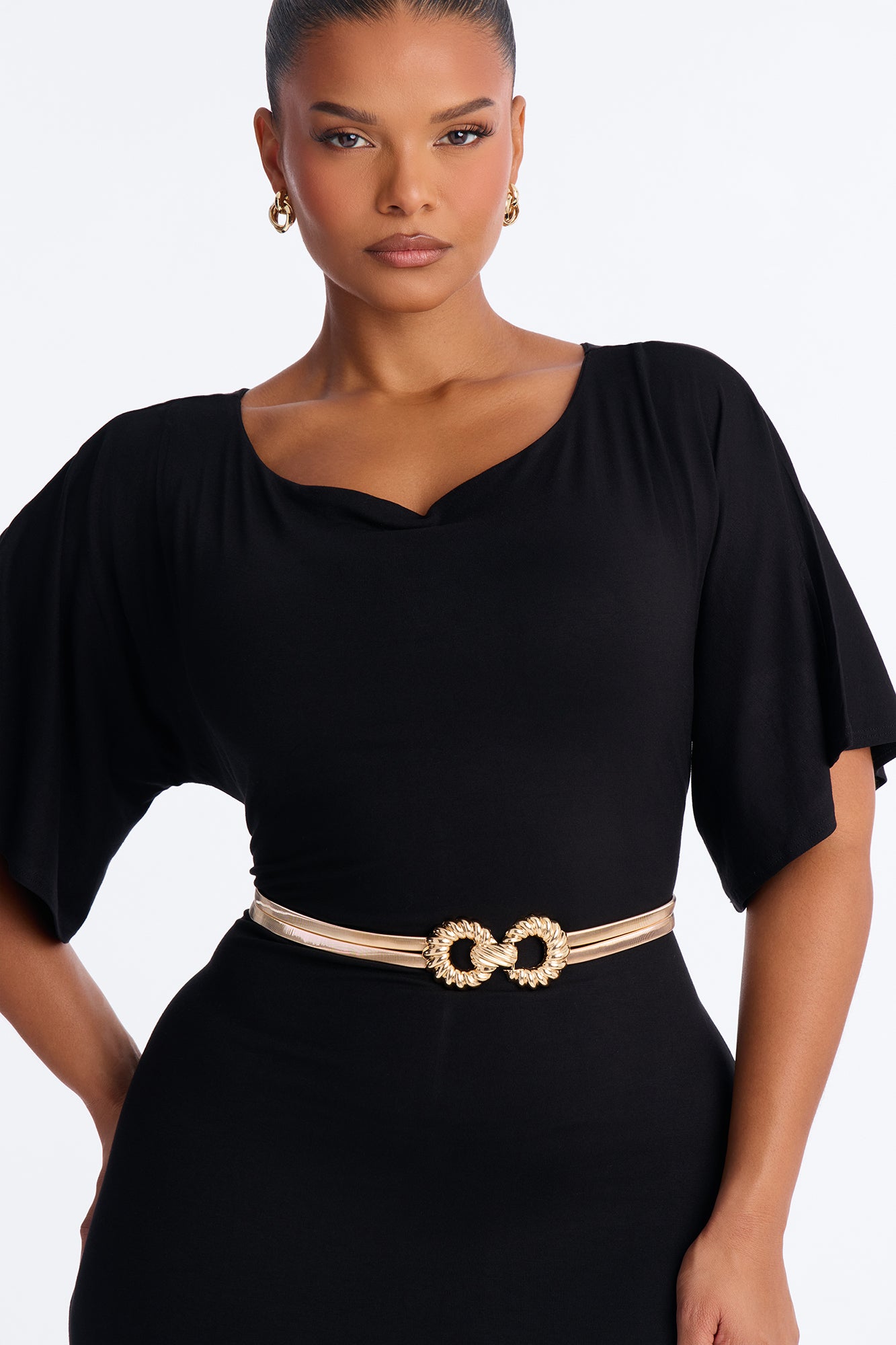 Hooked On You Chain Belt - Gold