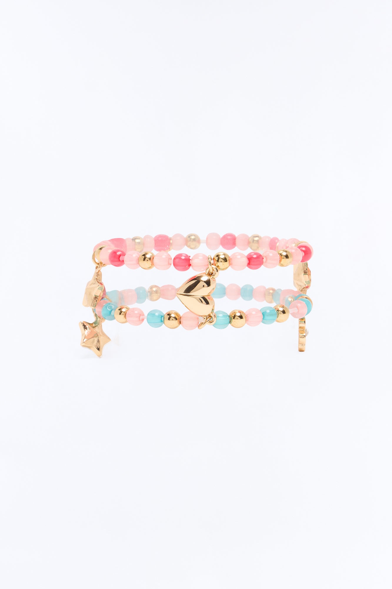 Mini Best Friends For Life 2pc Magnetic Bracelet Set - Multi Color
