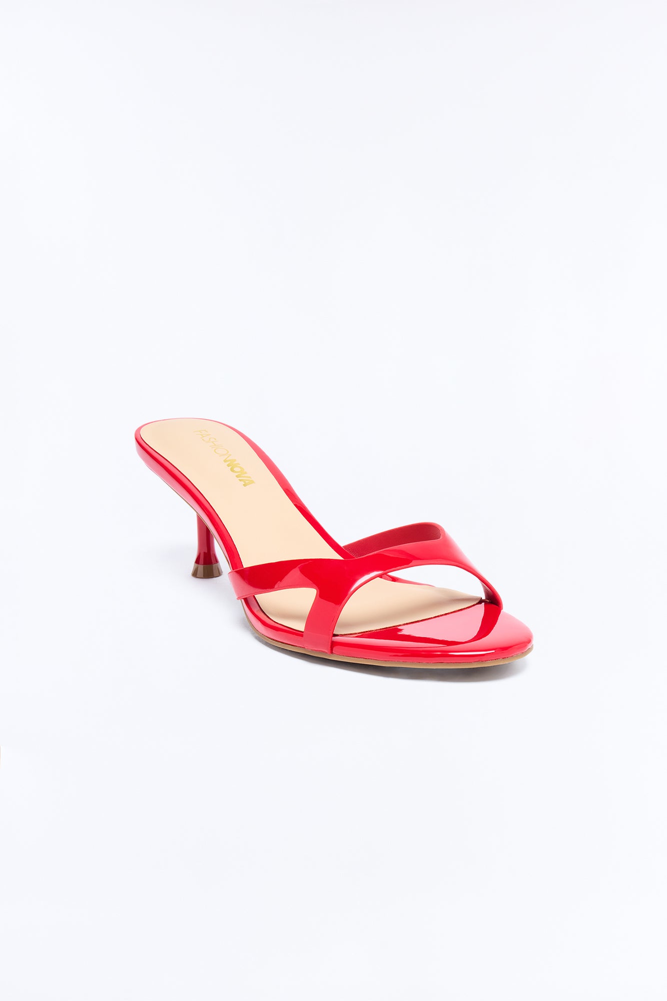 Jazzy Round Toe Heels - Red
