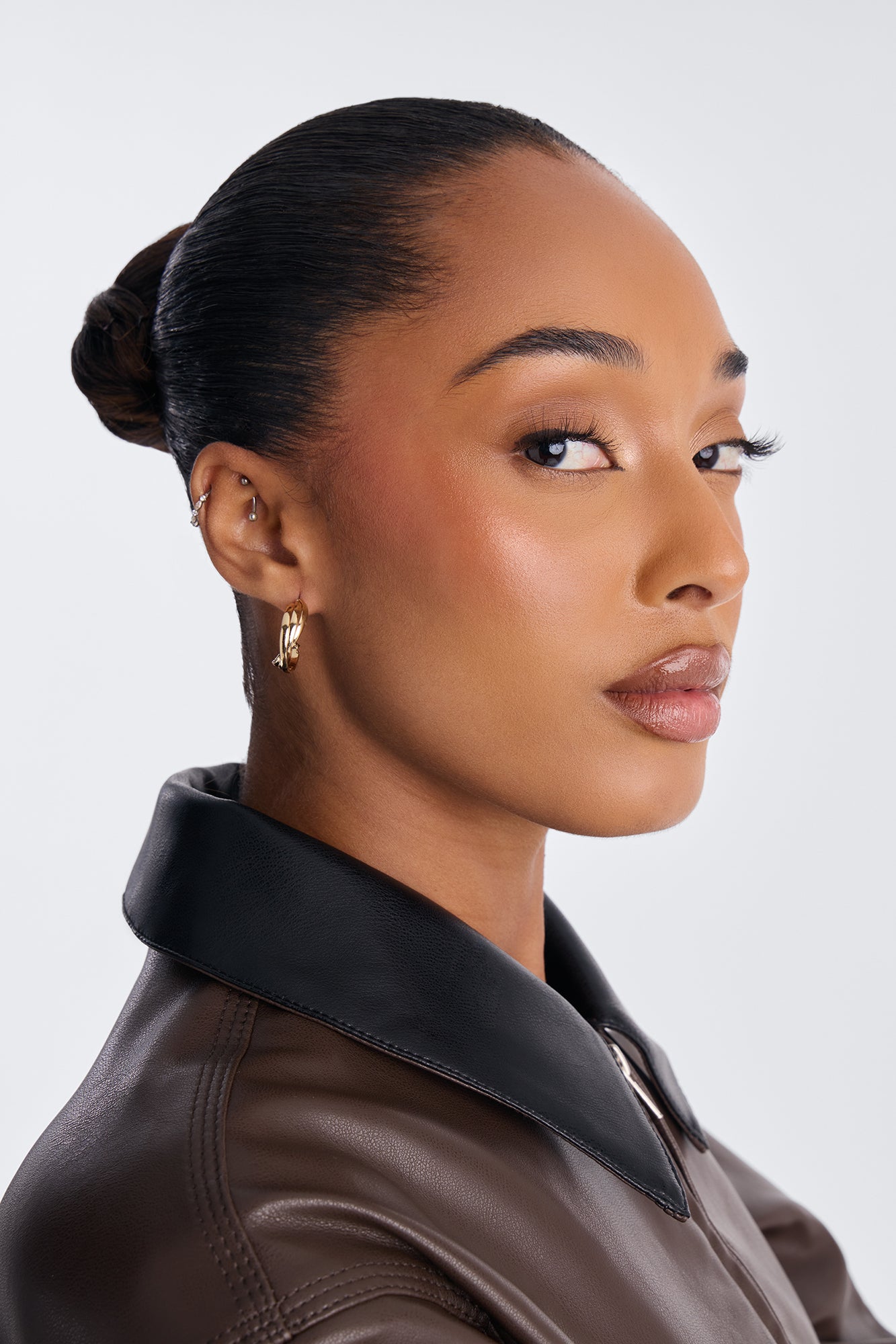 Gentle Shine 5 Pair Earring Set - Gold