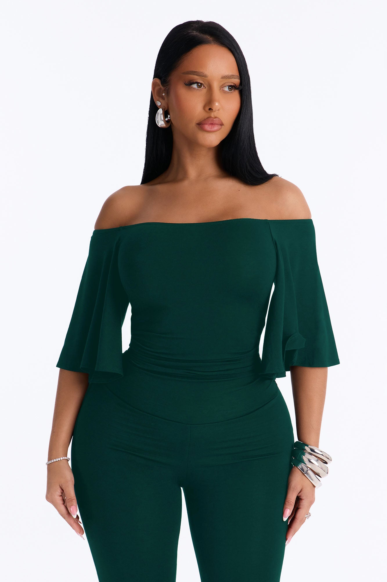 Effortless By Definition Jumpsuit - Hunter