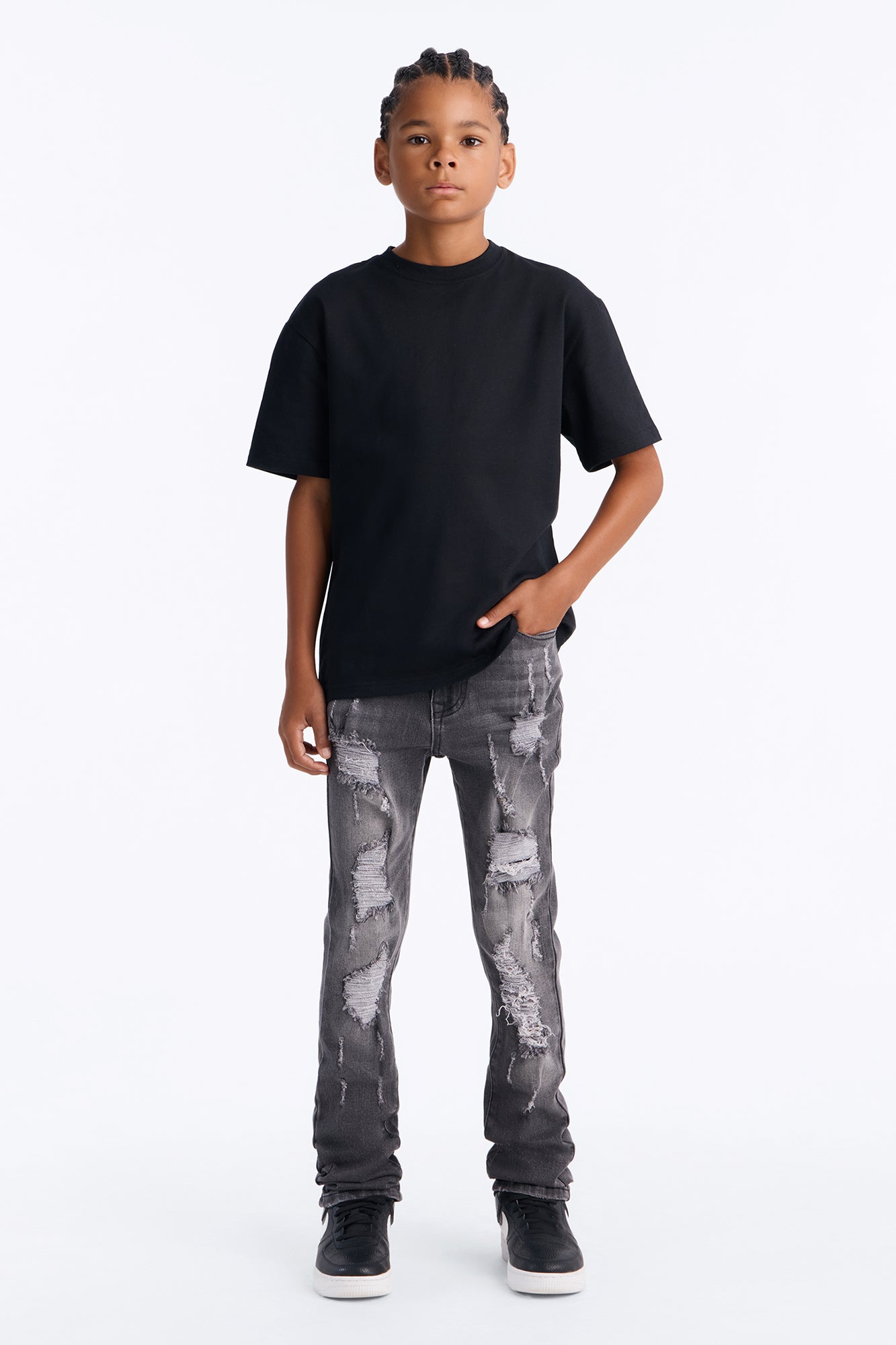 Mini Oversized Heavyweight Tee 240GSM - Black