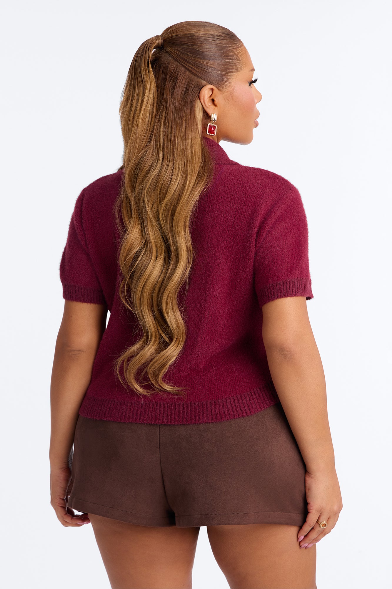 Early Sunsets Sweater - Burgundy