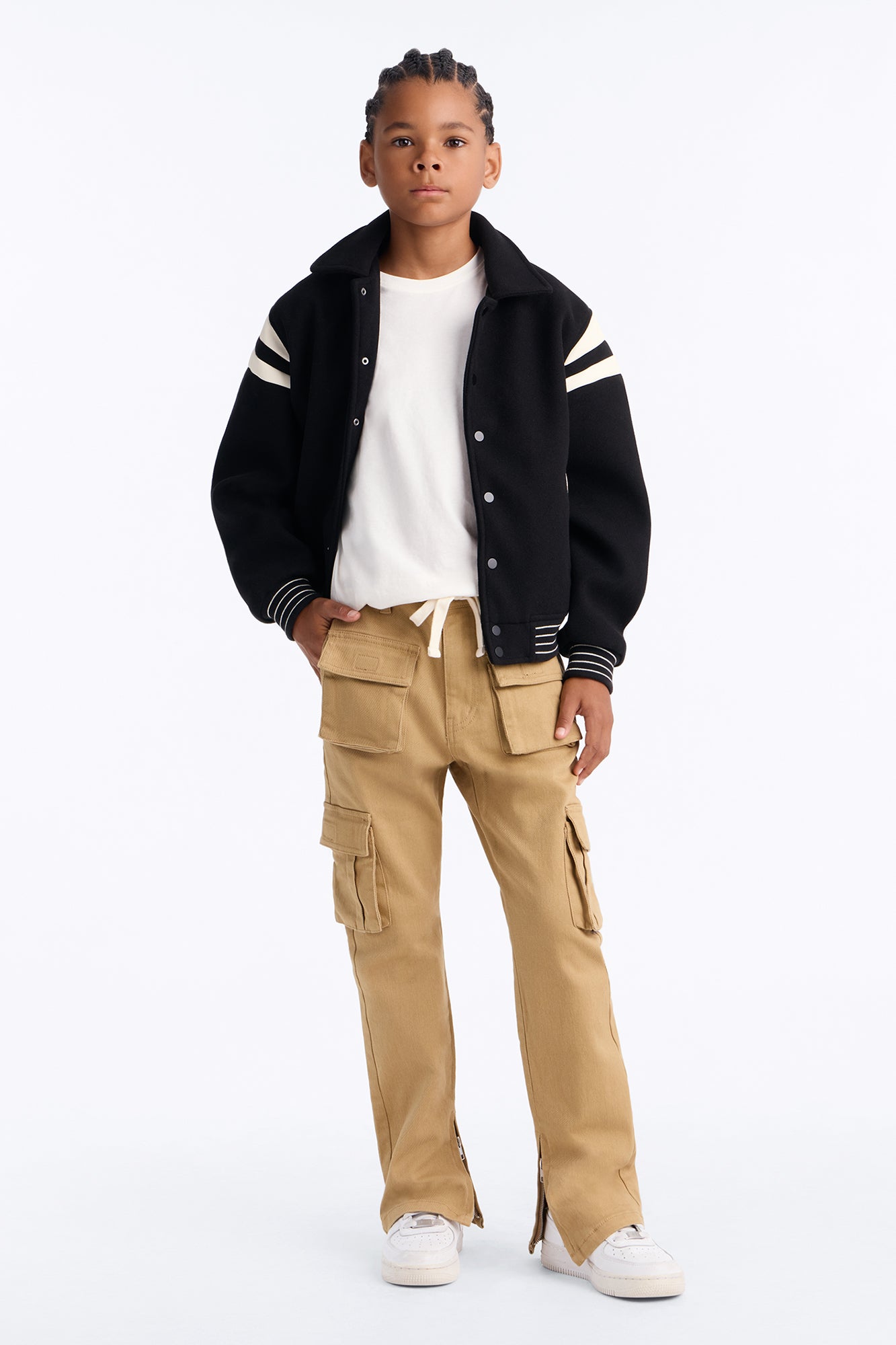 Mini Hunter Slim Cargo Pants - Khaki