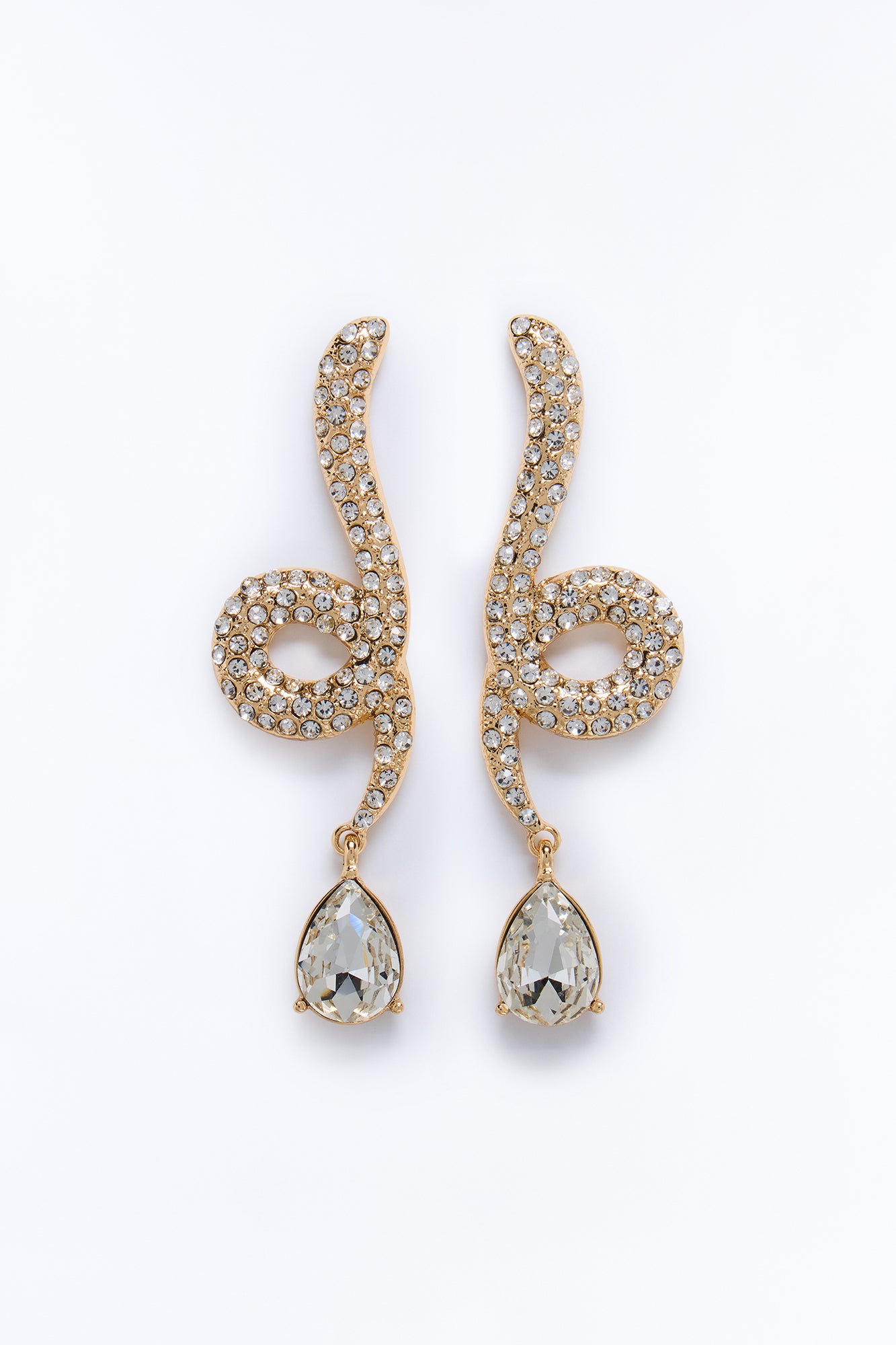 Better Off Alone Drop Earrings - Gold