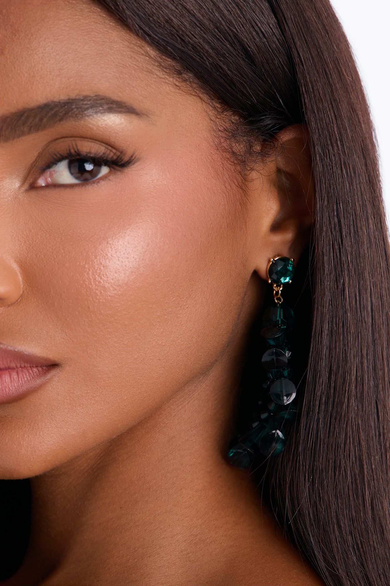 Enjoy The Breeze Drop Earrings - Green
