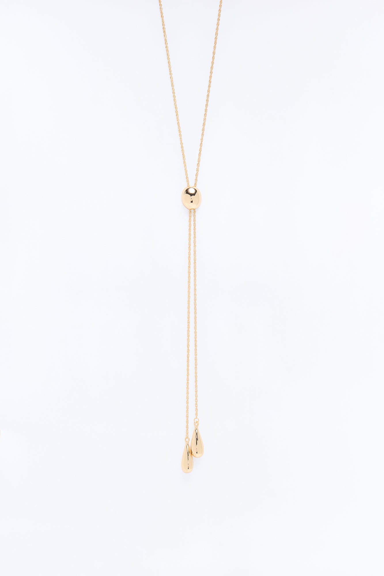Hard To Point Out Lariat Necklace - Gold