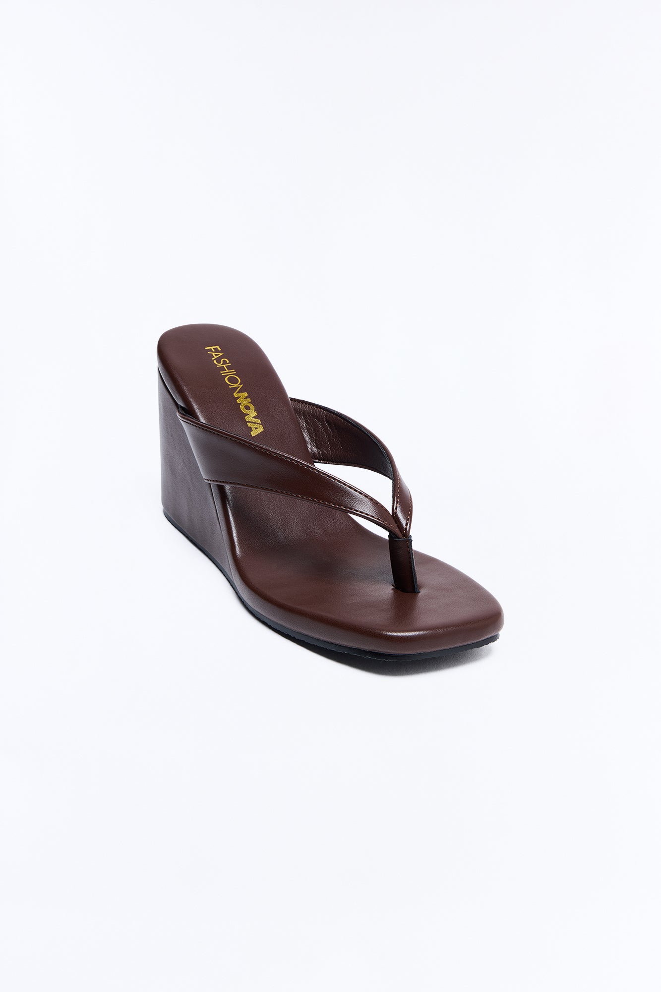 Kietta Thong Wedges - Chocolate
