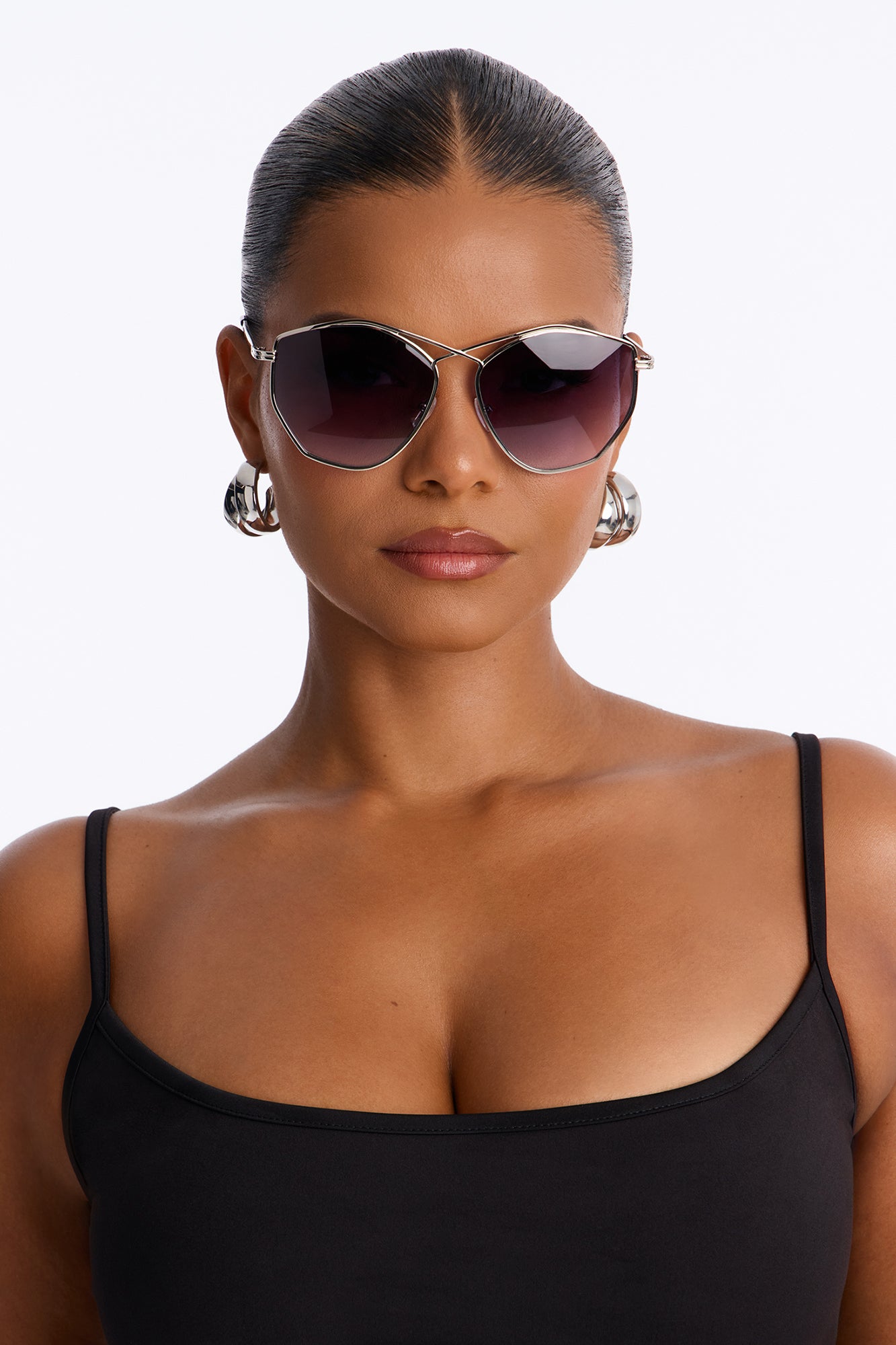 I'll Make It Sunglasses - Silver/Black