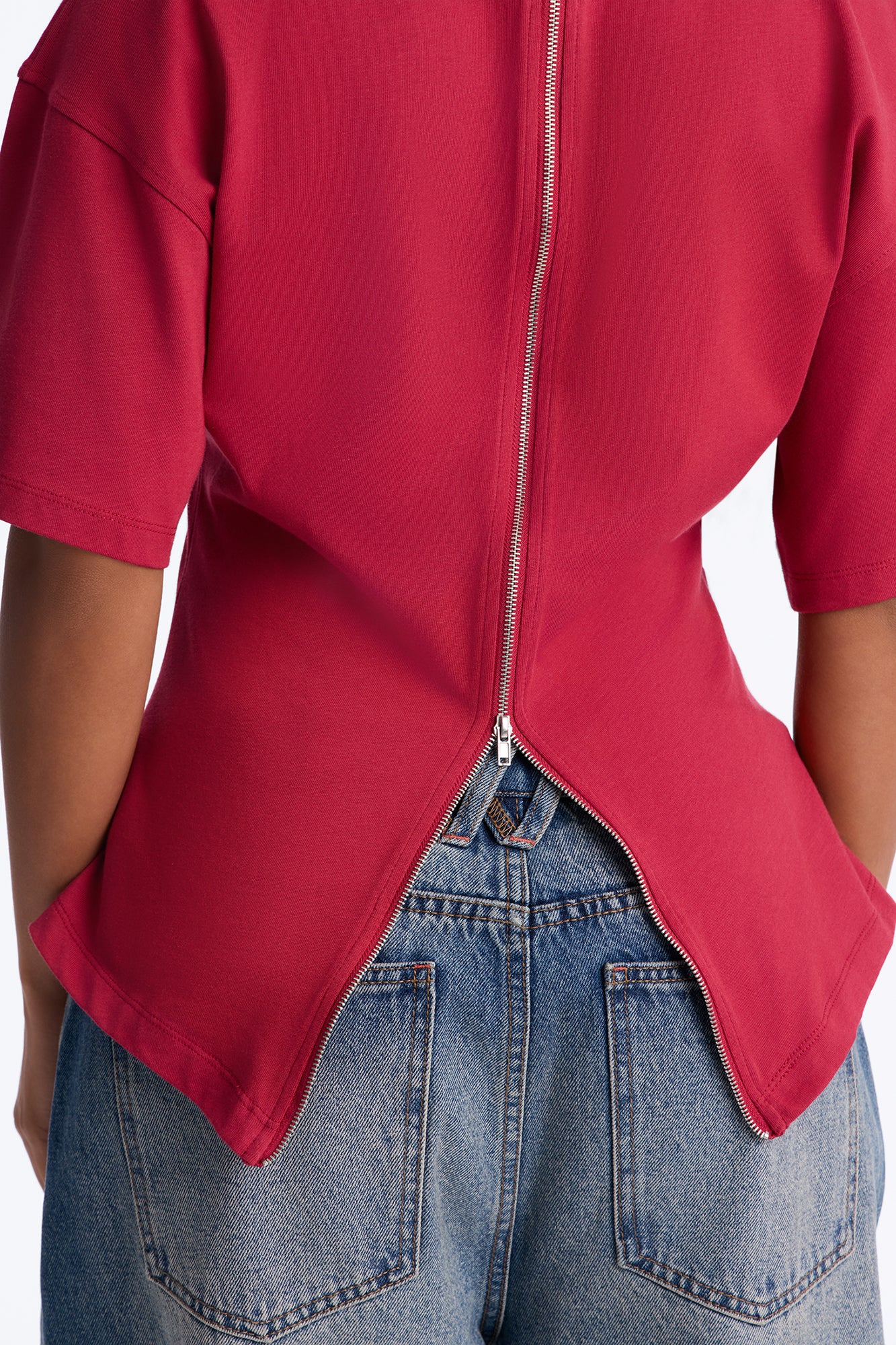 Jayden Fitted T-Shirt - Raspberry