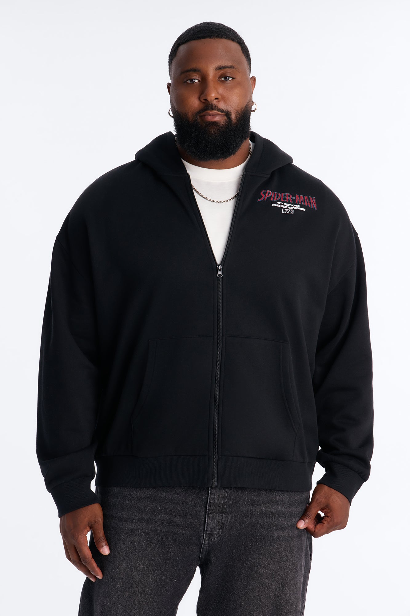 Spider Man Brand New Day Zip Up Hoodie - Black/combo