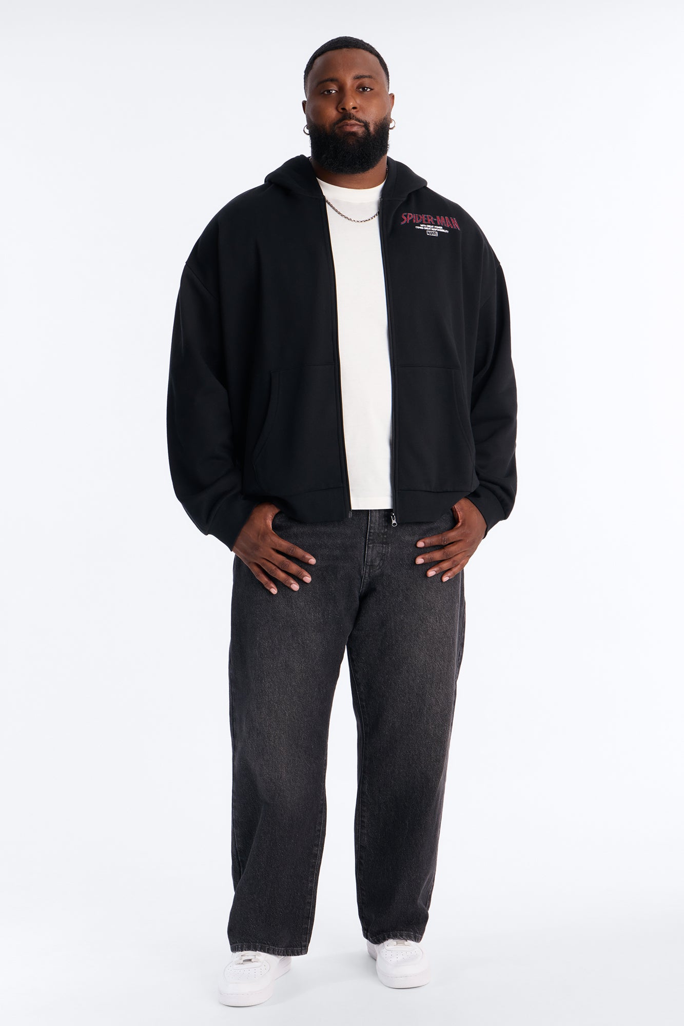 Spider Man Brand New Day Zip Up Hoodie - Black/combo