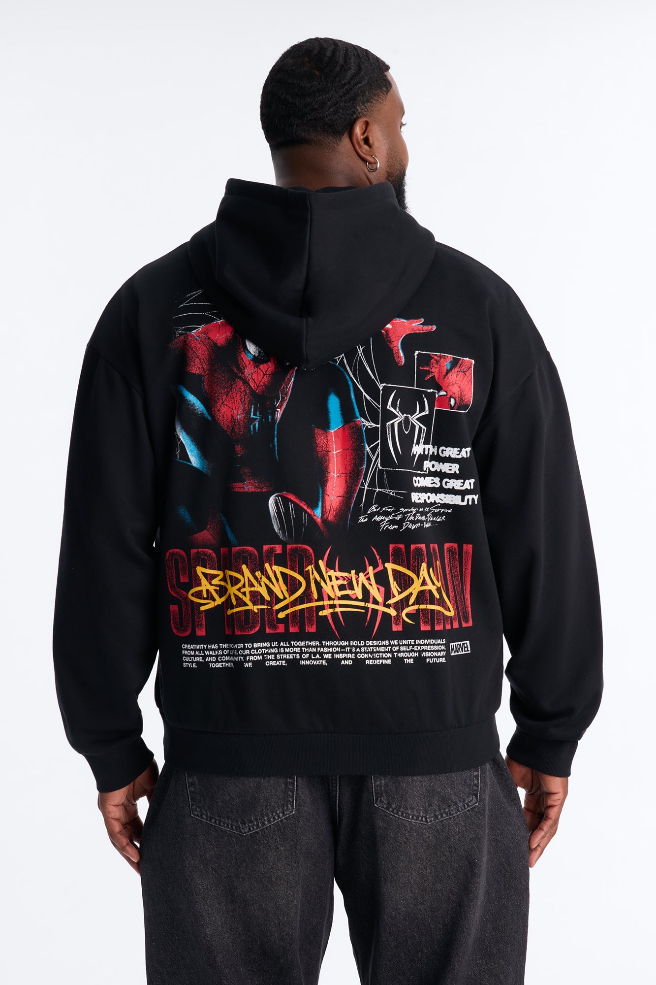 Spider Man Brand New Day Zip Up Hoodie - Black/combo