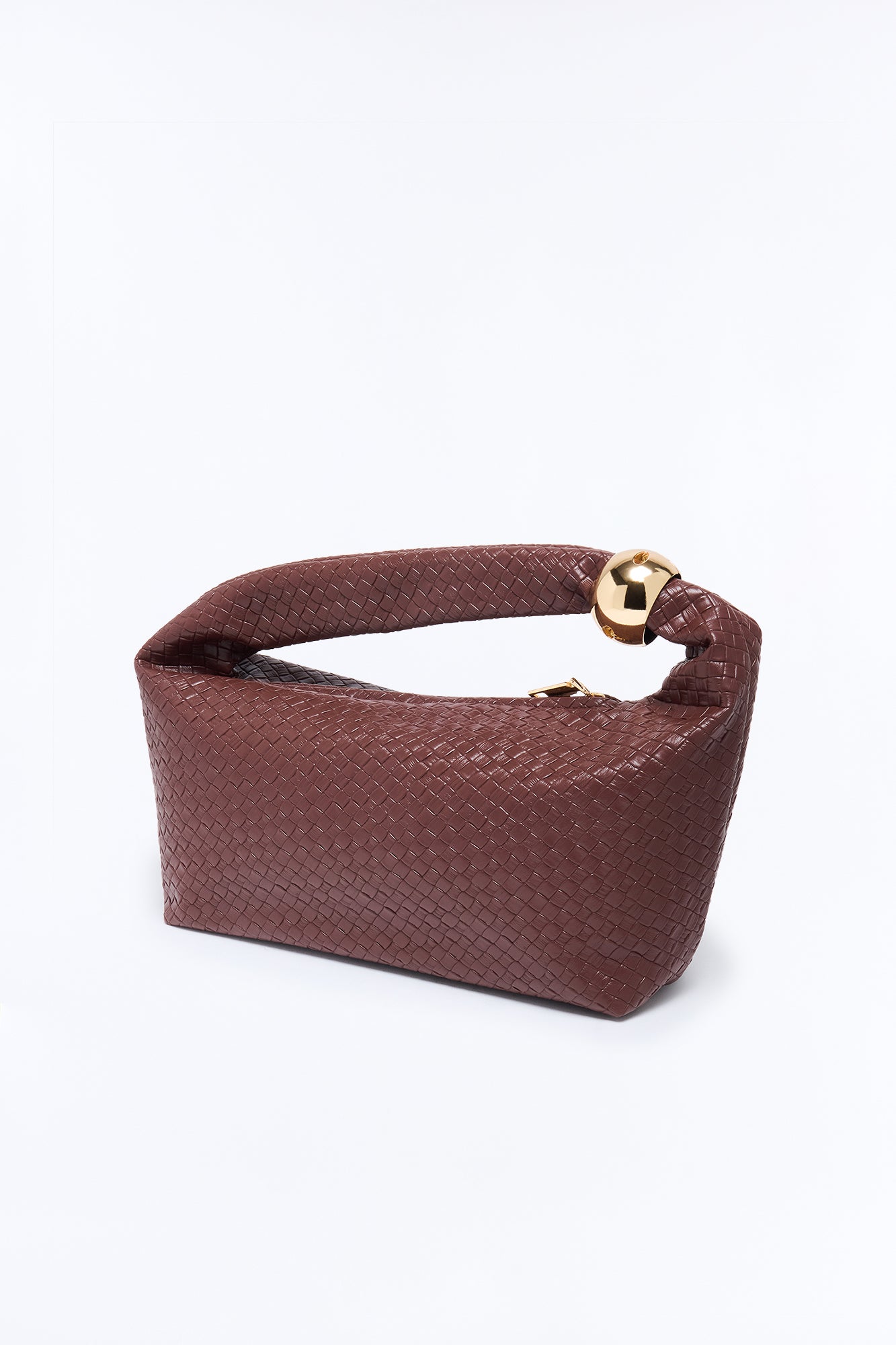 Sending Waves Faux Leather Shoulder Bag - Brown