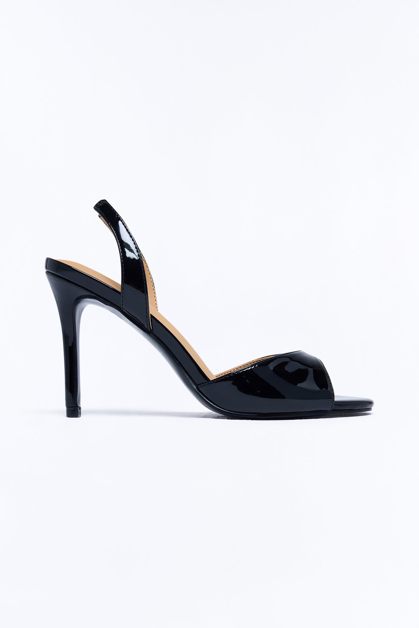 Malica Slingback Stiletto Heels - Black