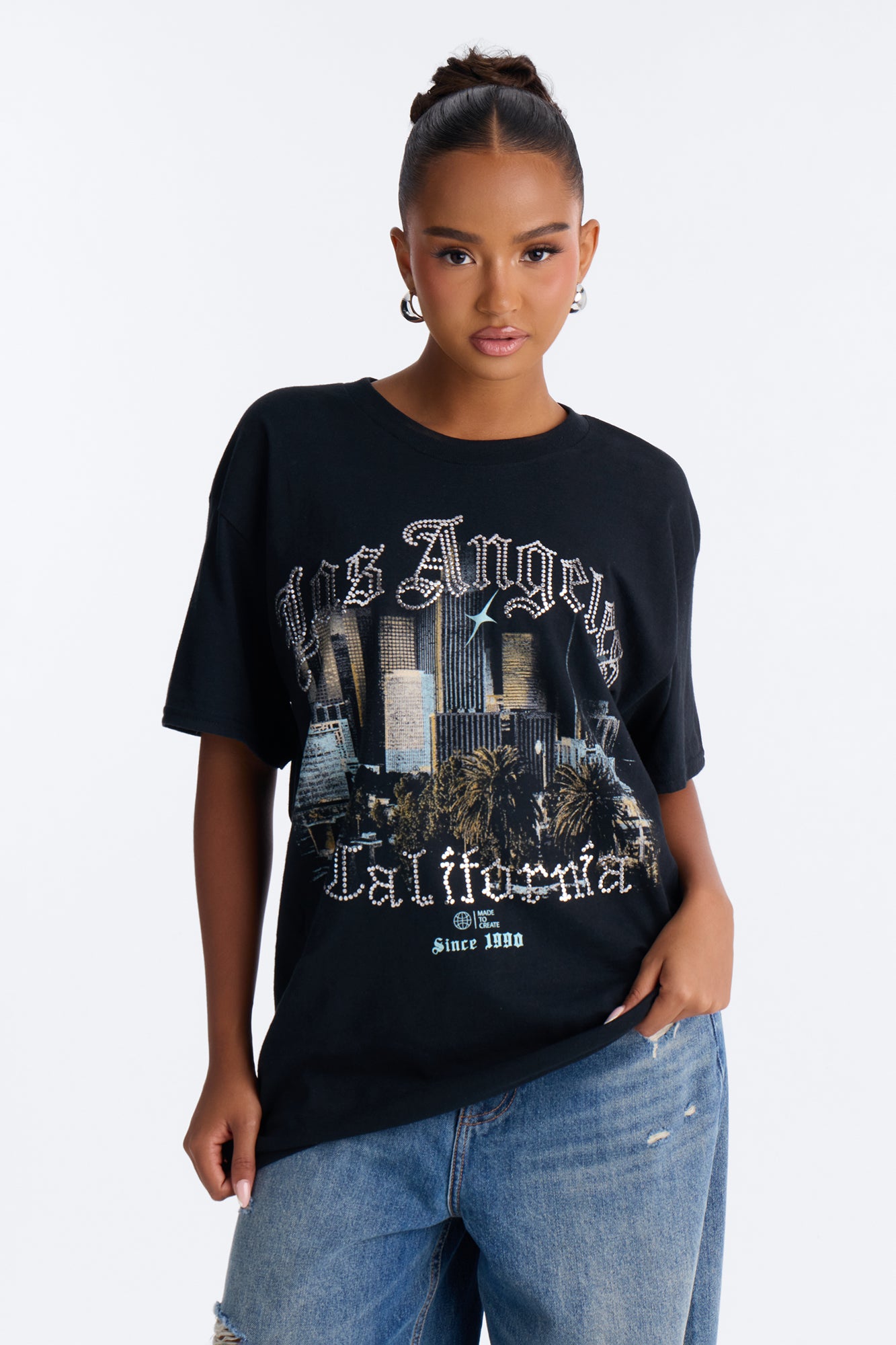 LA Downtown Dreamer Tee - Black