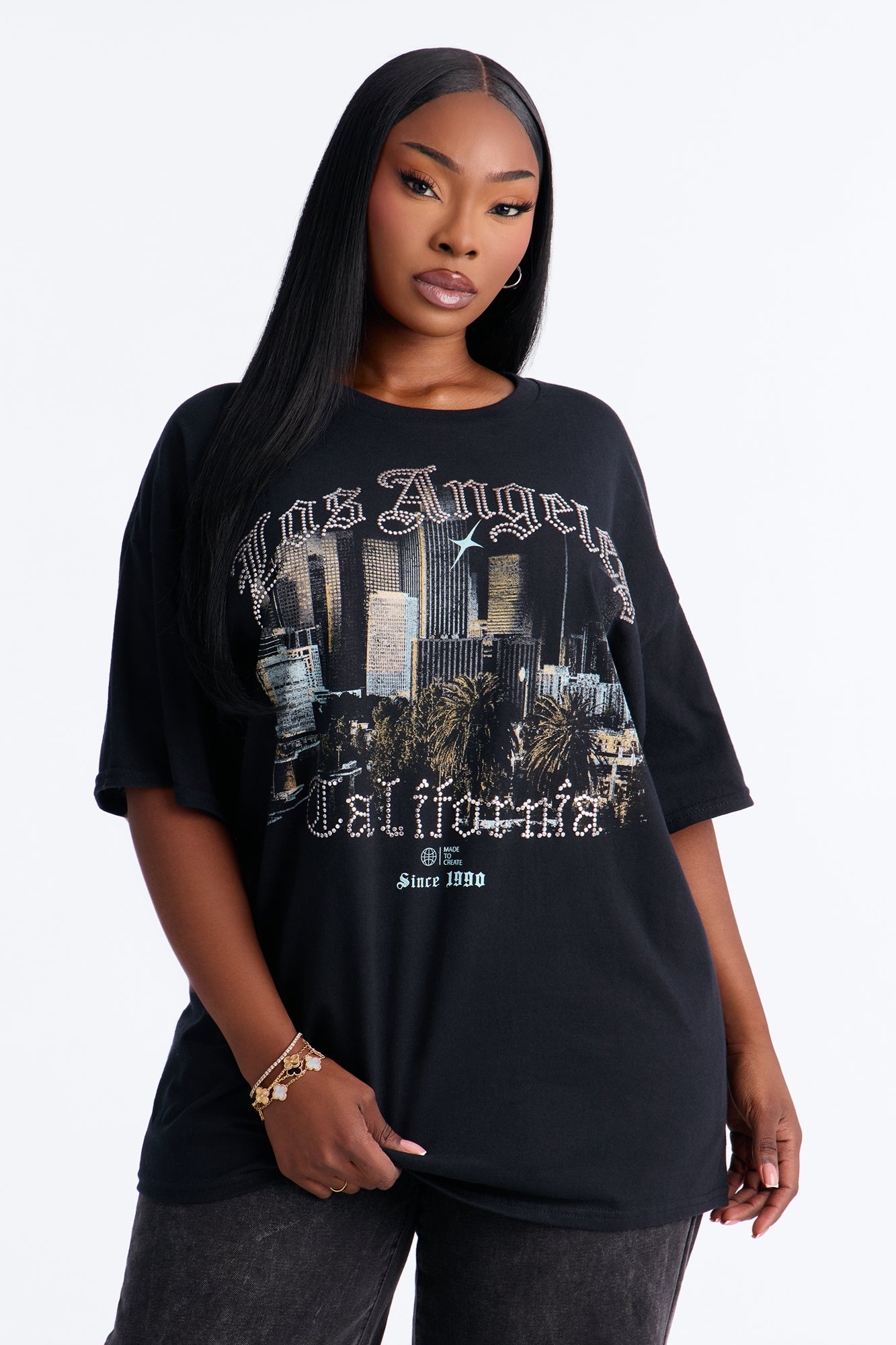 LA Downtown Dreamer Tee - Black