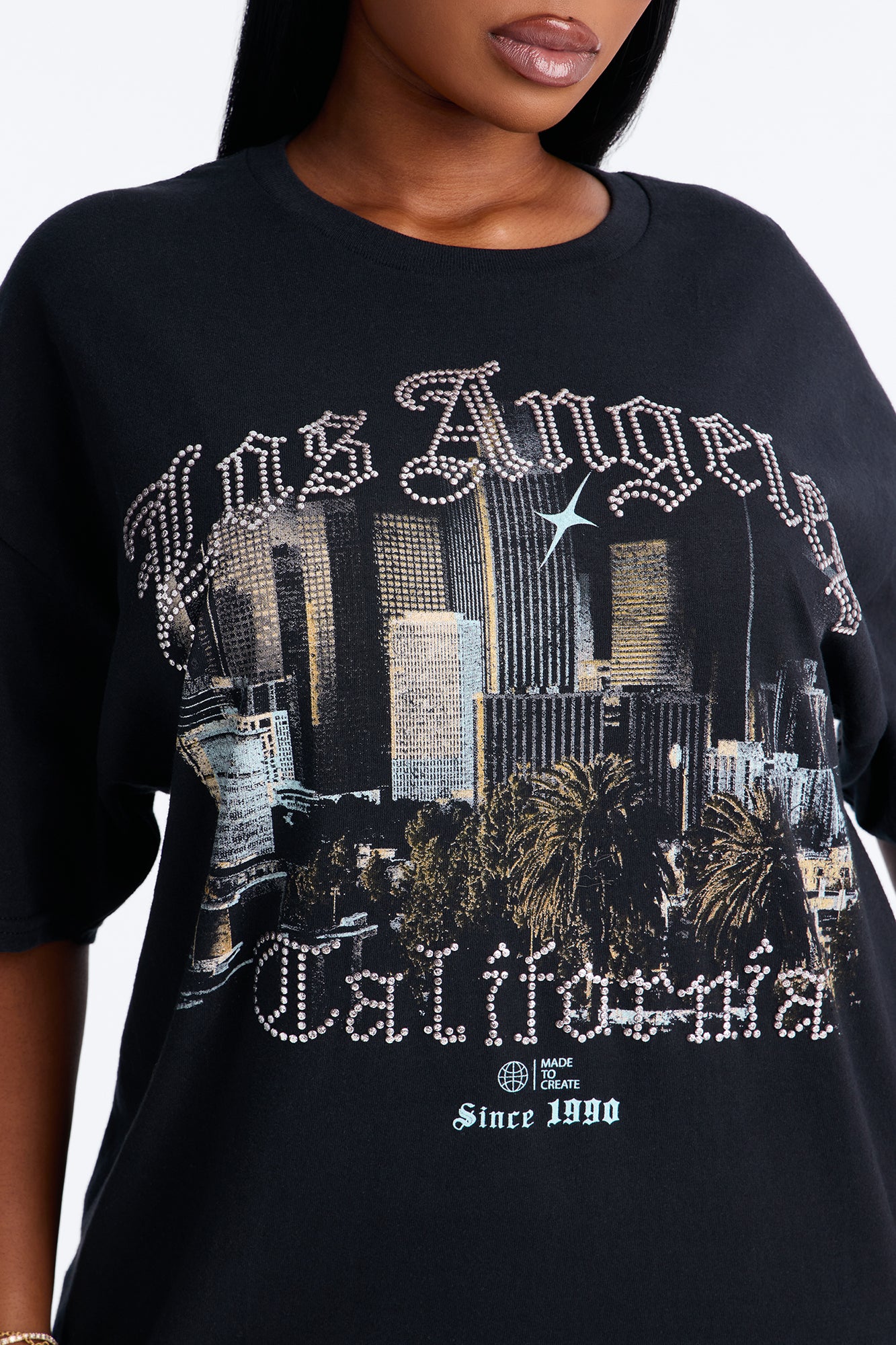 LA Downtown Dreamer Tee - Black