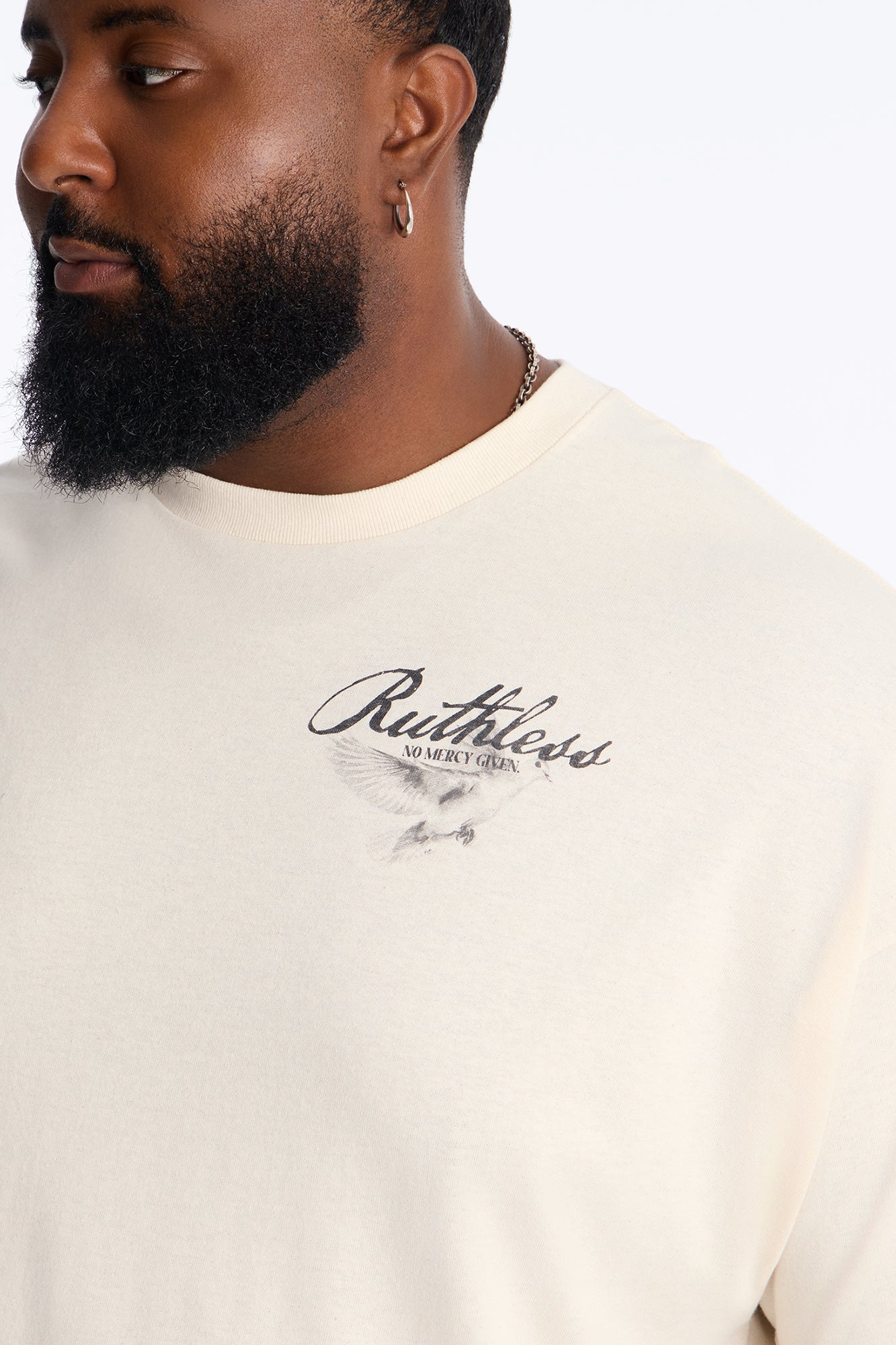 Ruthless No Mercy Given Short Sleeve Tee - Natural