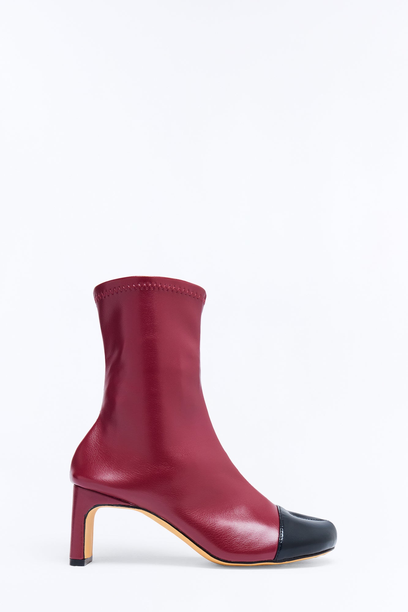 More Kicks Tabi Booties - Burgundy