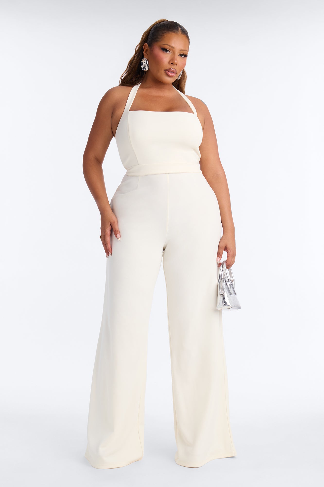 Cater To Me Jumpsuit - Ivory