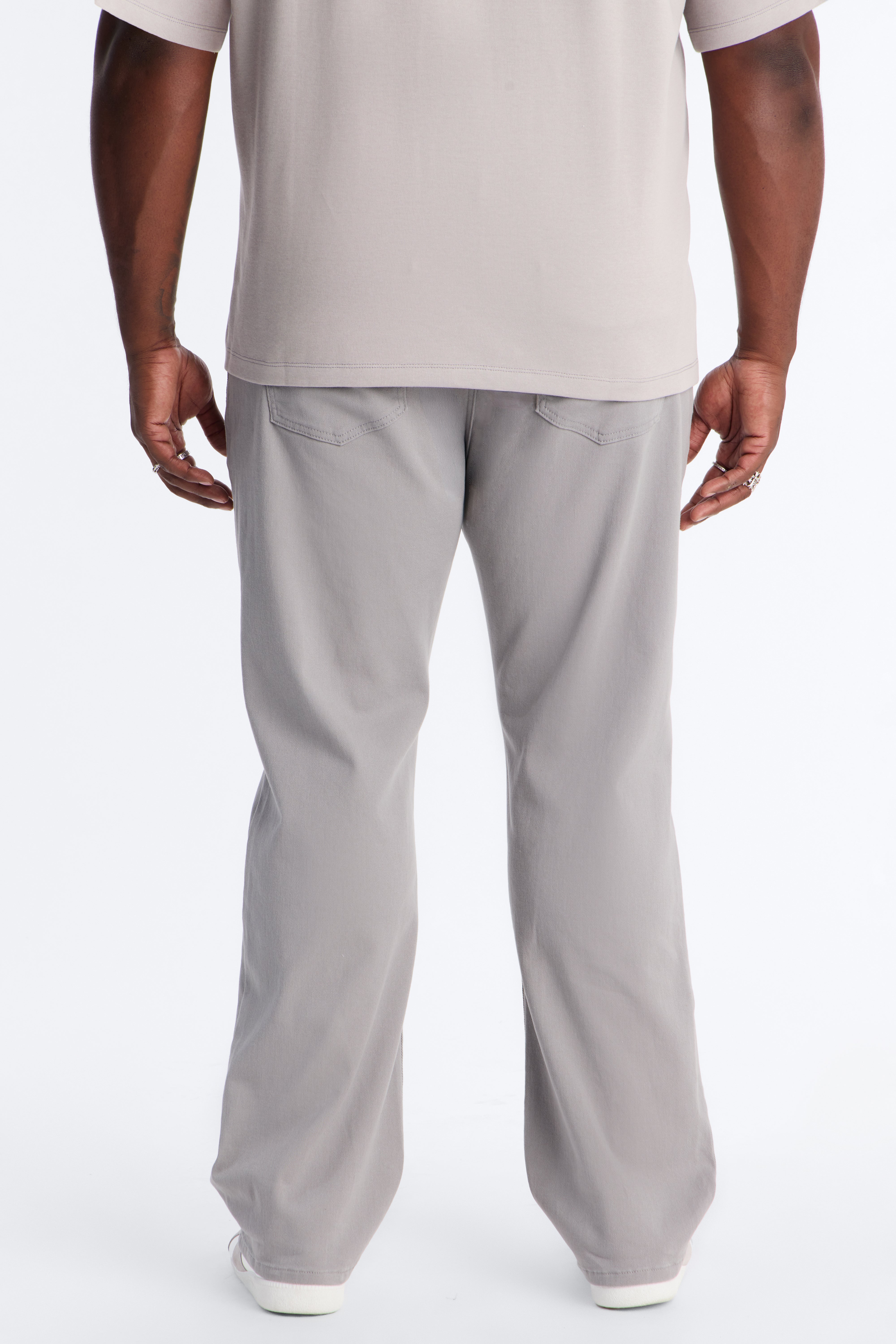 Mike Straight Taper Jeans - Grey
