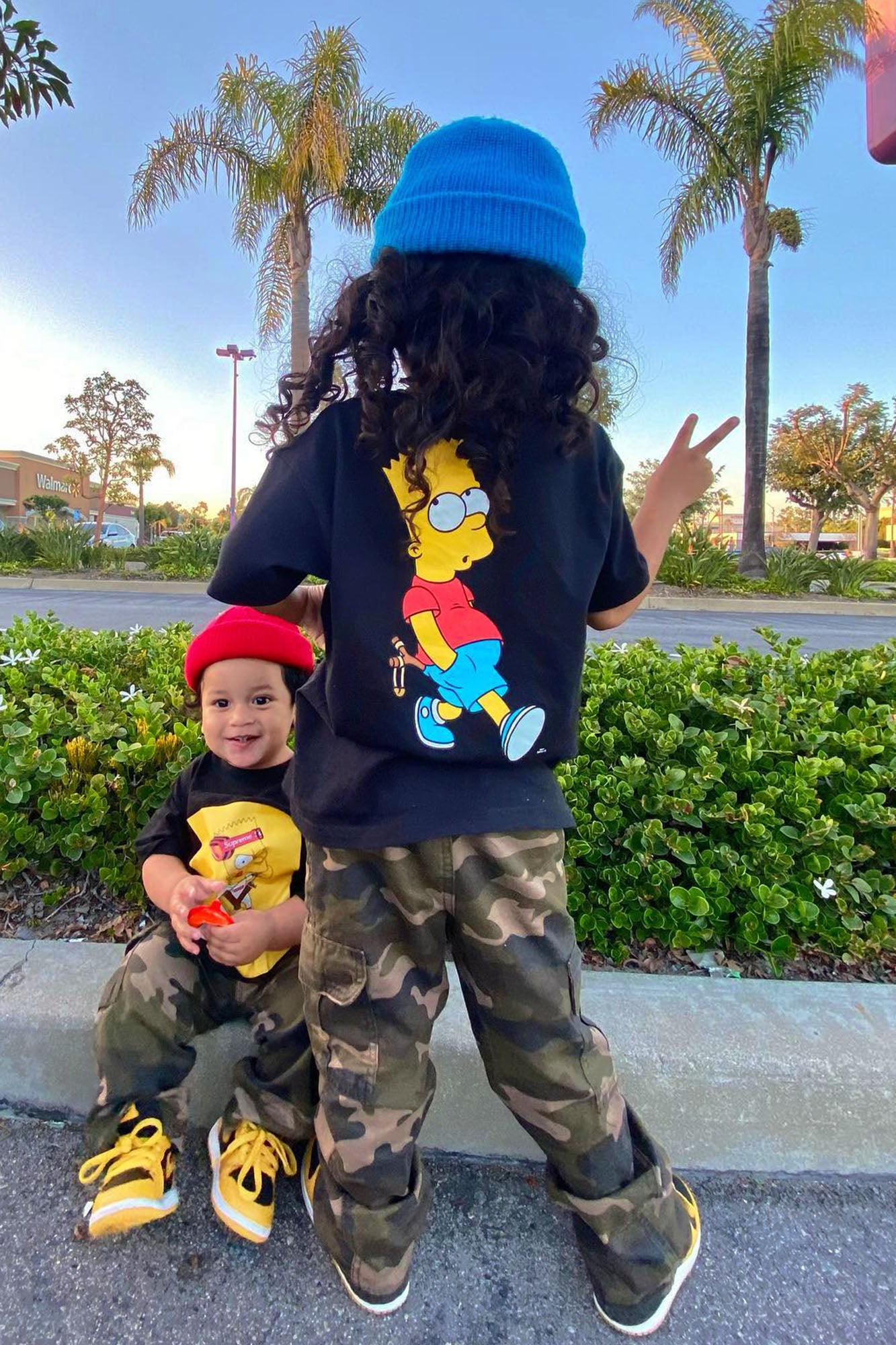 Mini Bart Simpson Sorry Tee - Black