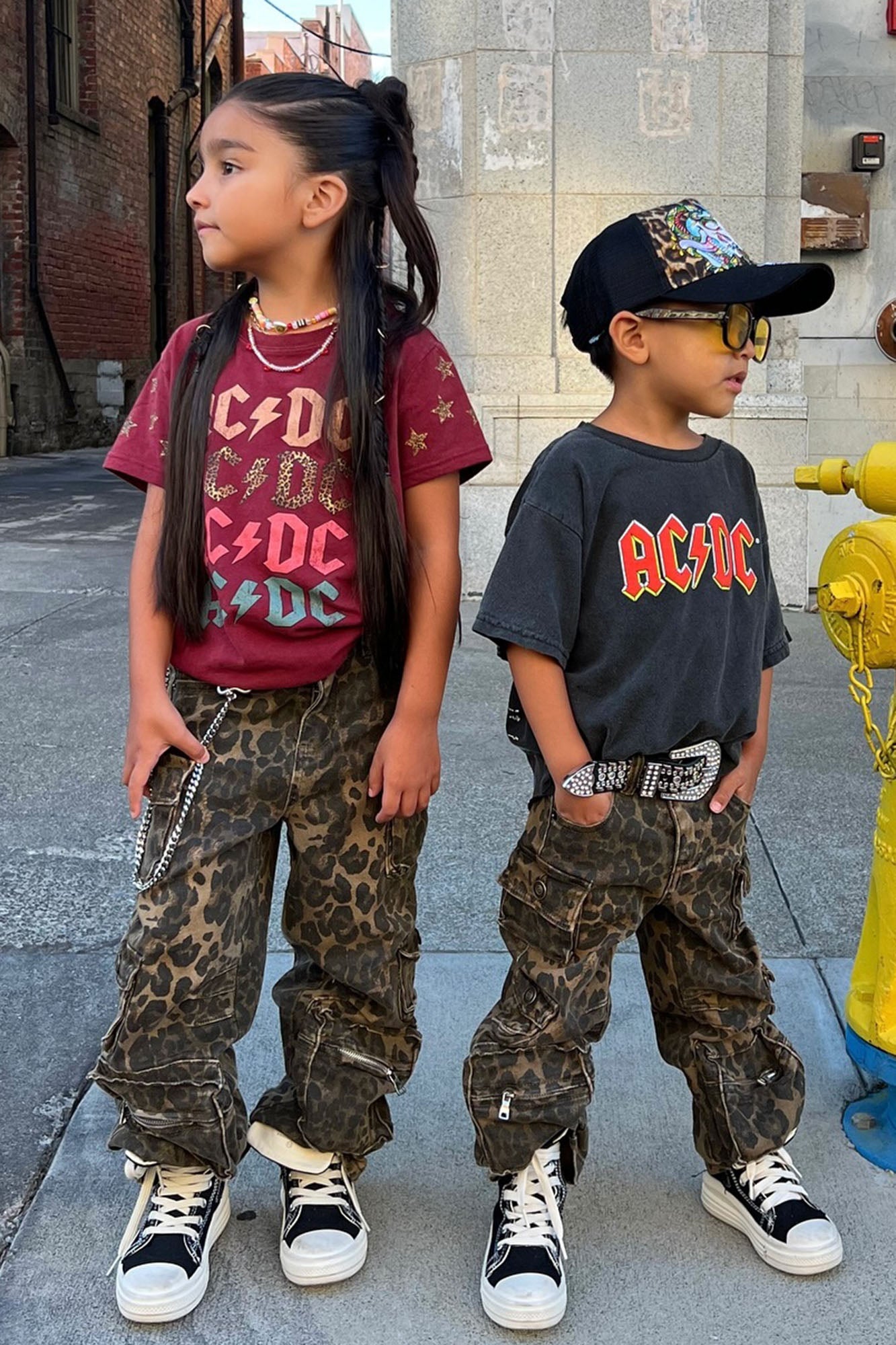 Mini Leopard Lily Cargo Pant - Leopard