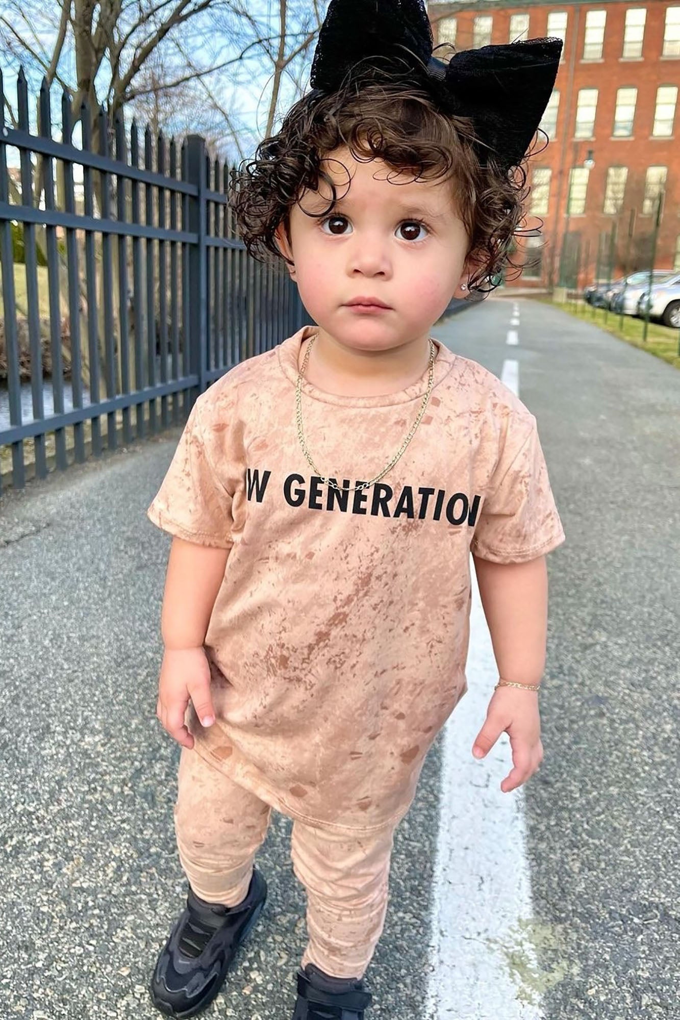 Mini New Generation Legging Set - Taupe