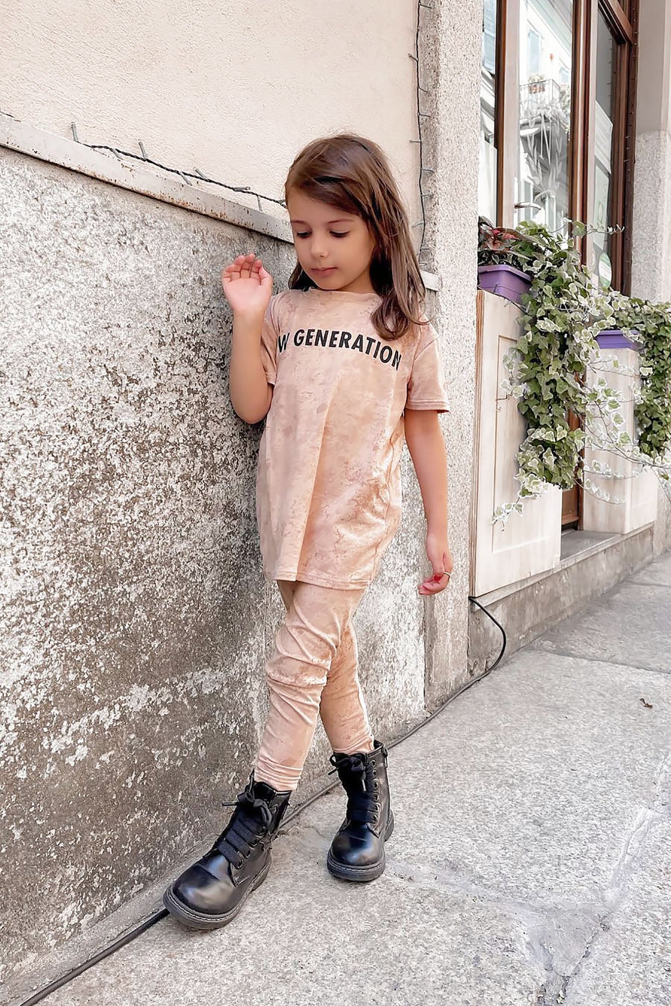 Mini New Generation Legging Set - Taupe