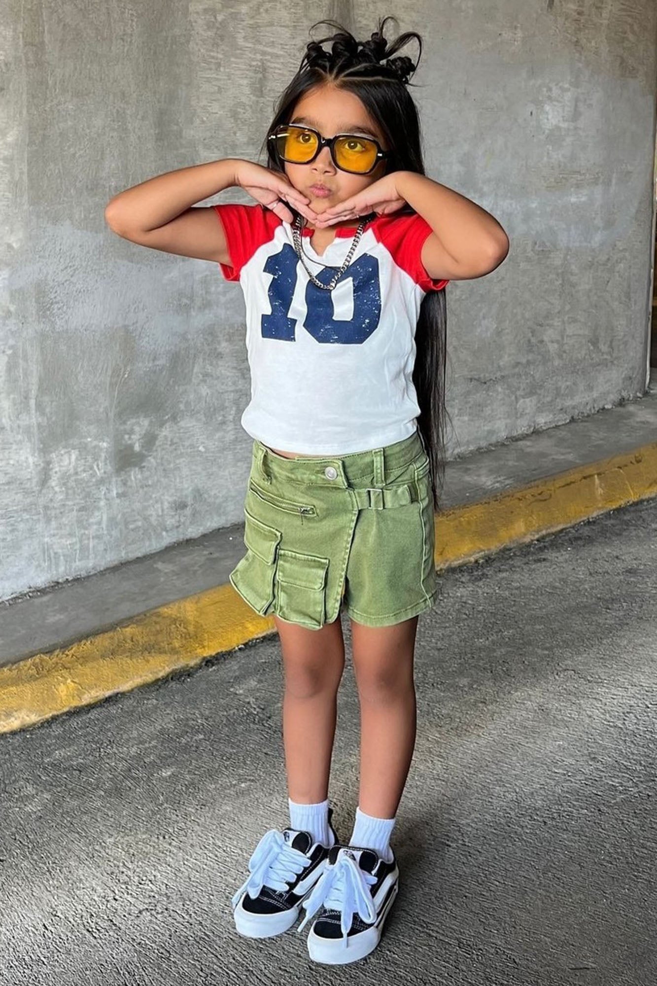 Mini No Limit Cargo Skort - Olive