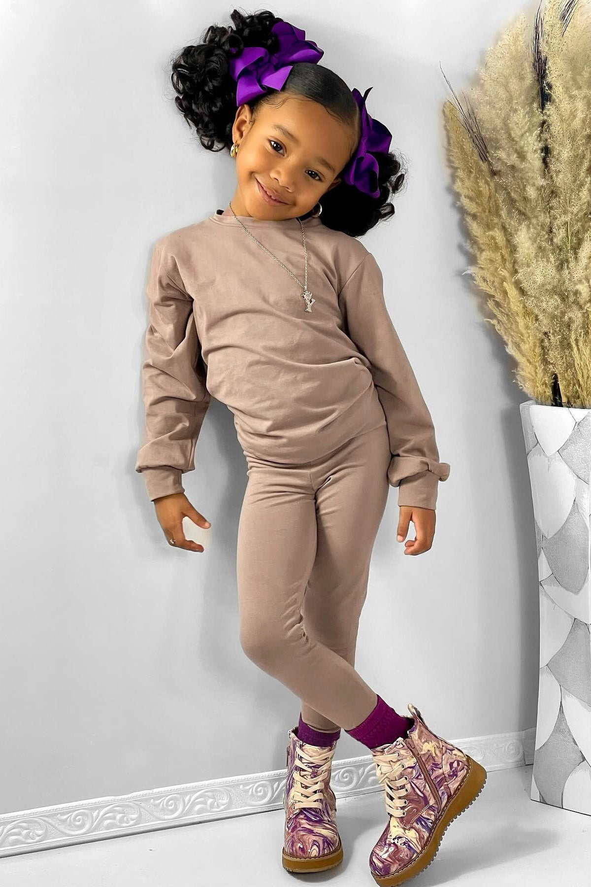 Mini Paparazzi II Legging Set - Mocha