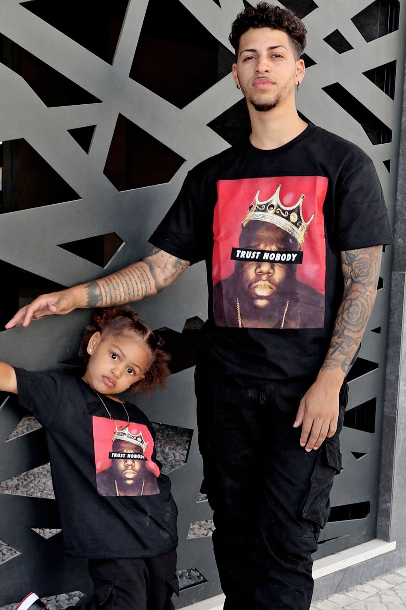 Mini Trust Nobody Short Sleeve Tee - Black